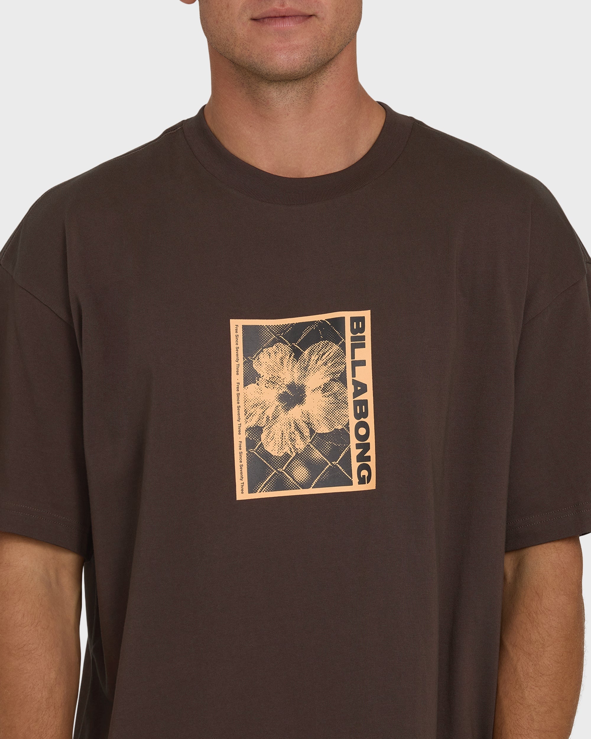 Billabong Link OG Short Sleeve Knit T-Shirt - Chocolate Brown