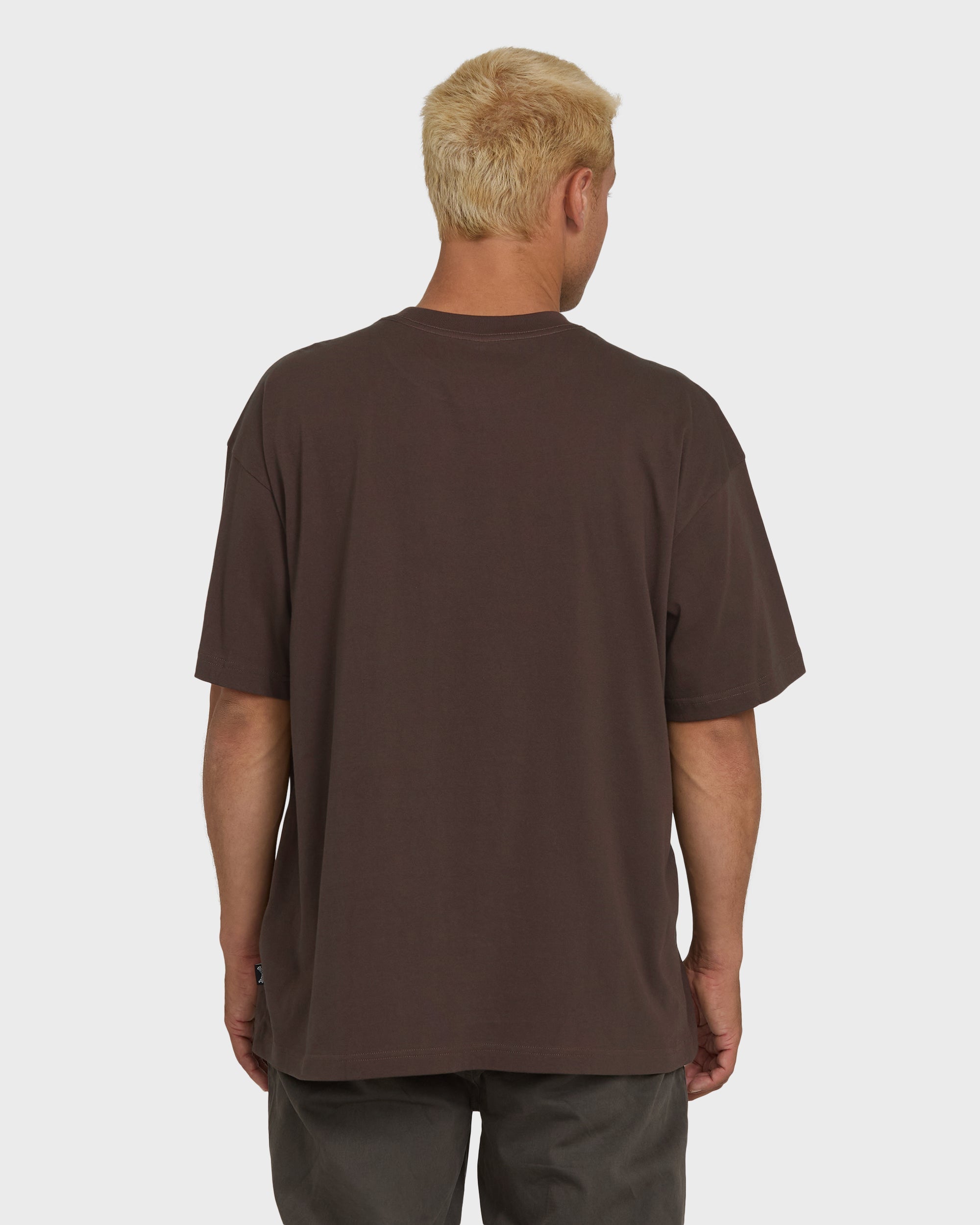 Billabong Link OG Short Sleeve Knit T-Shirt - Chocolate Brown