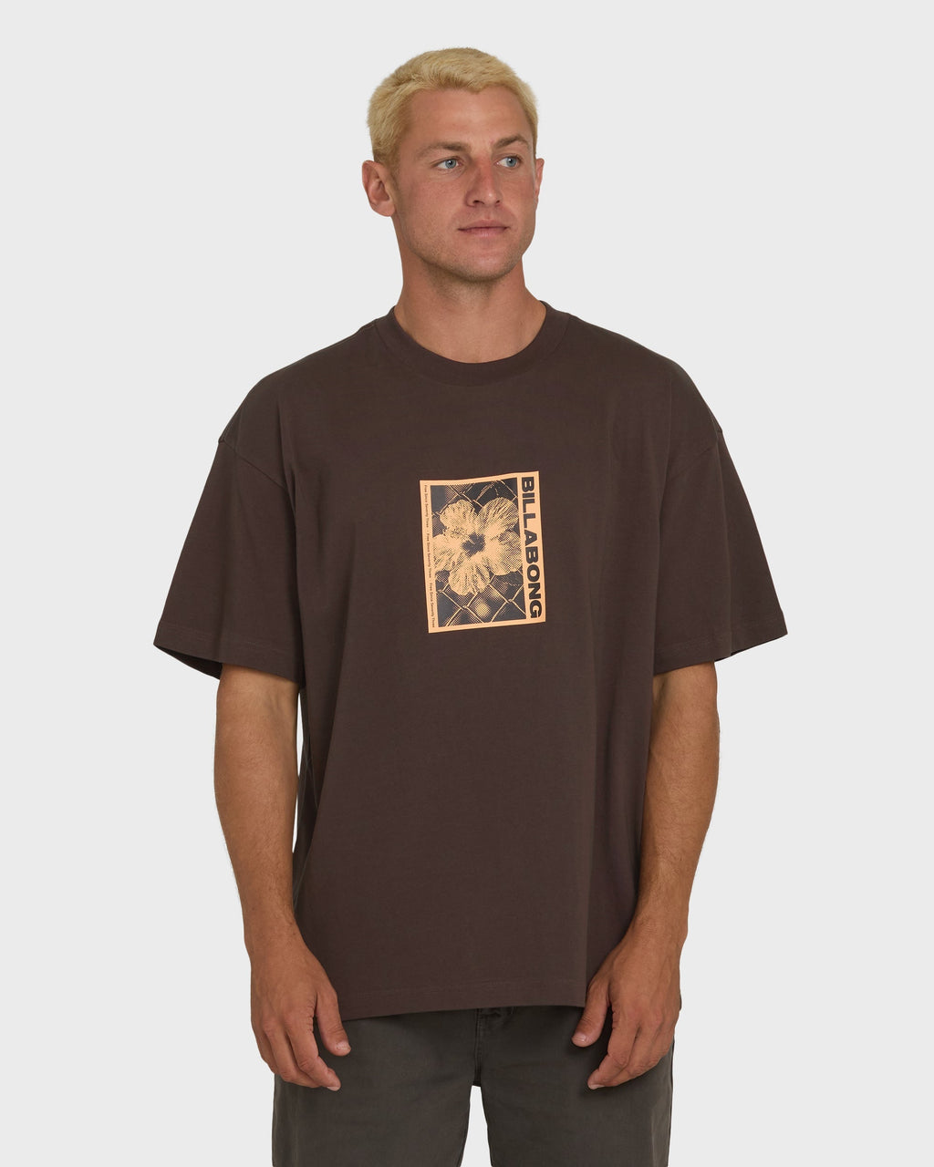 Billabong Link OG Short Sleeve Knit T-Shirt - Chocolate Brown
