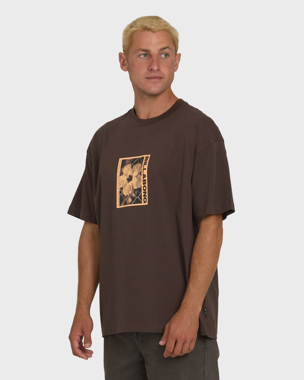 Billabong Link OG Short Sleeve Knit T-Shirt - Chocolate Brown