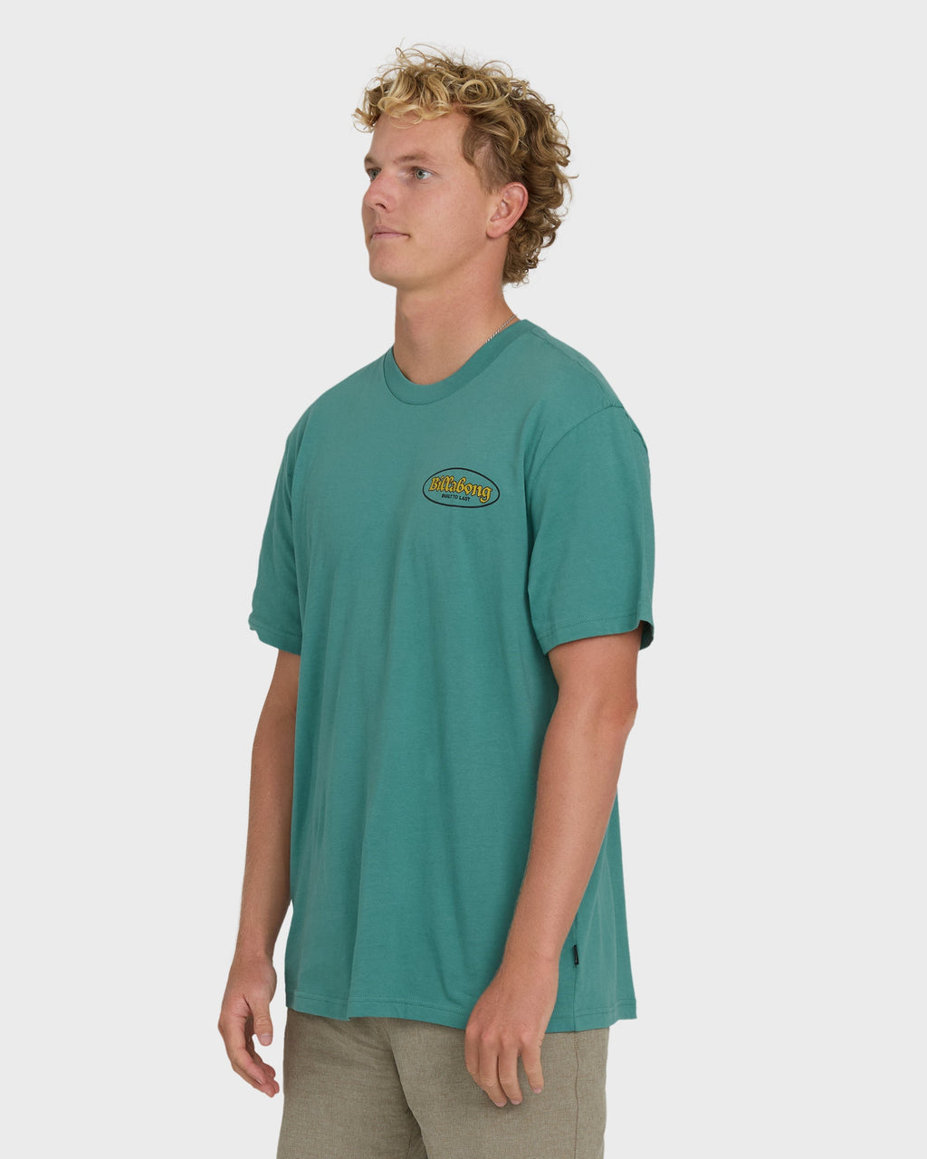 Billabong At Last Premium Short Sleeve Knit T-Shirt - Deep Sea