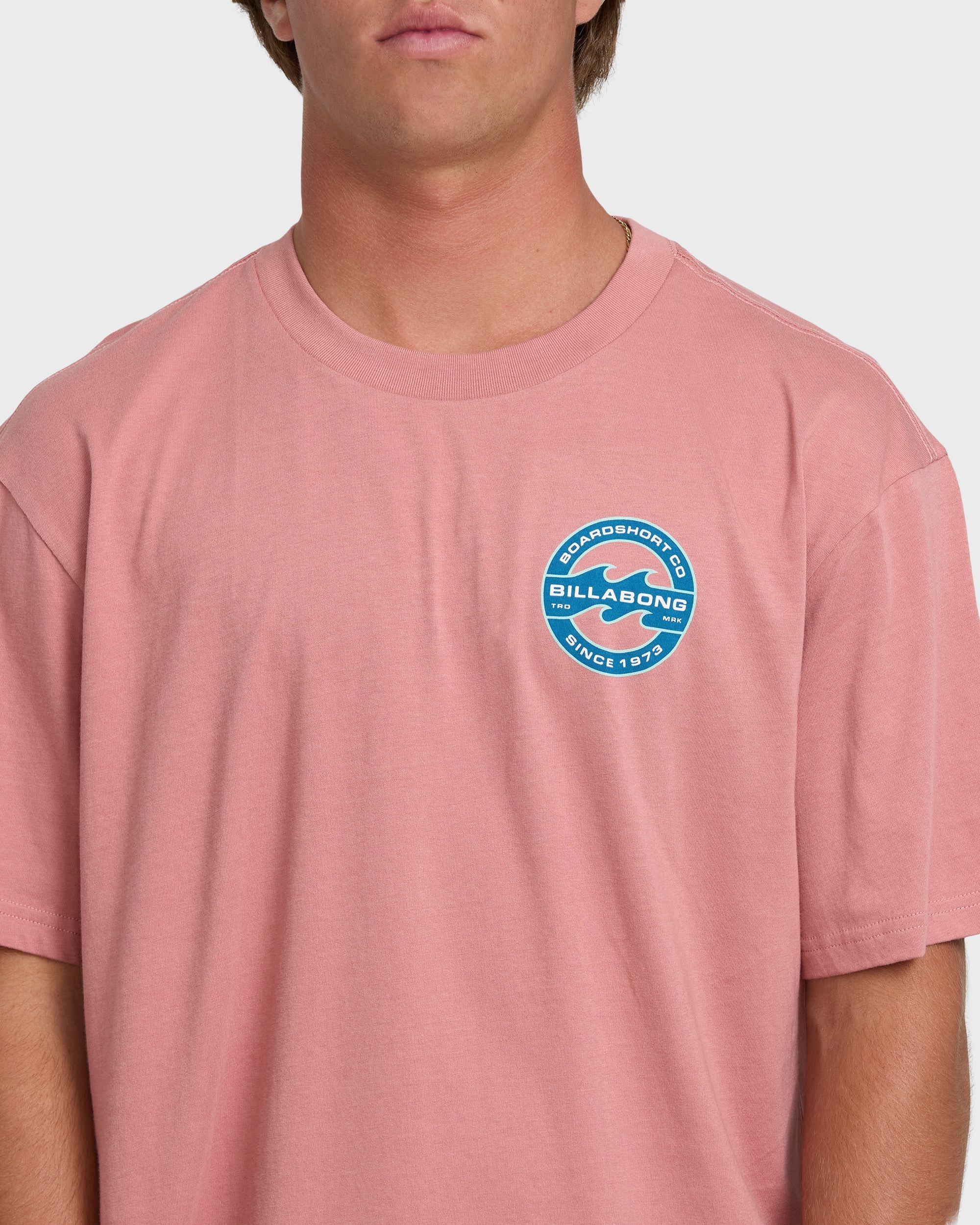 Billabong Hollow Fill Premium Short Sleeve T-Shirt - Ash Rose