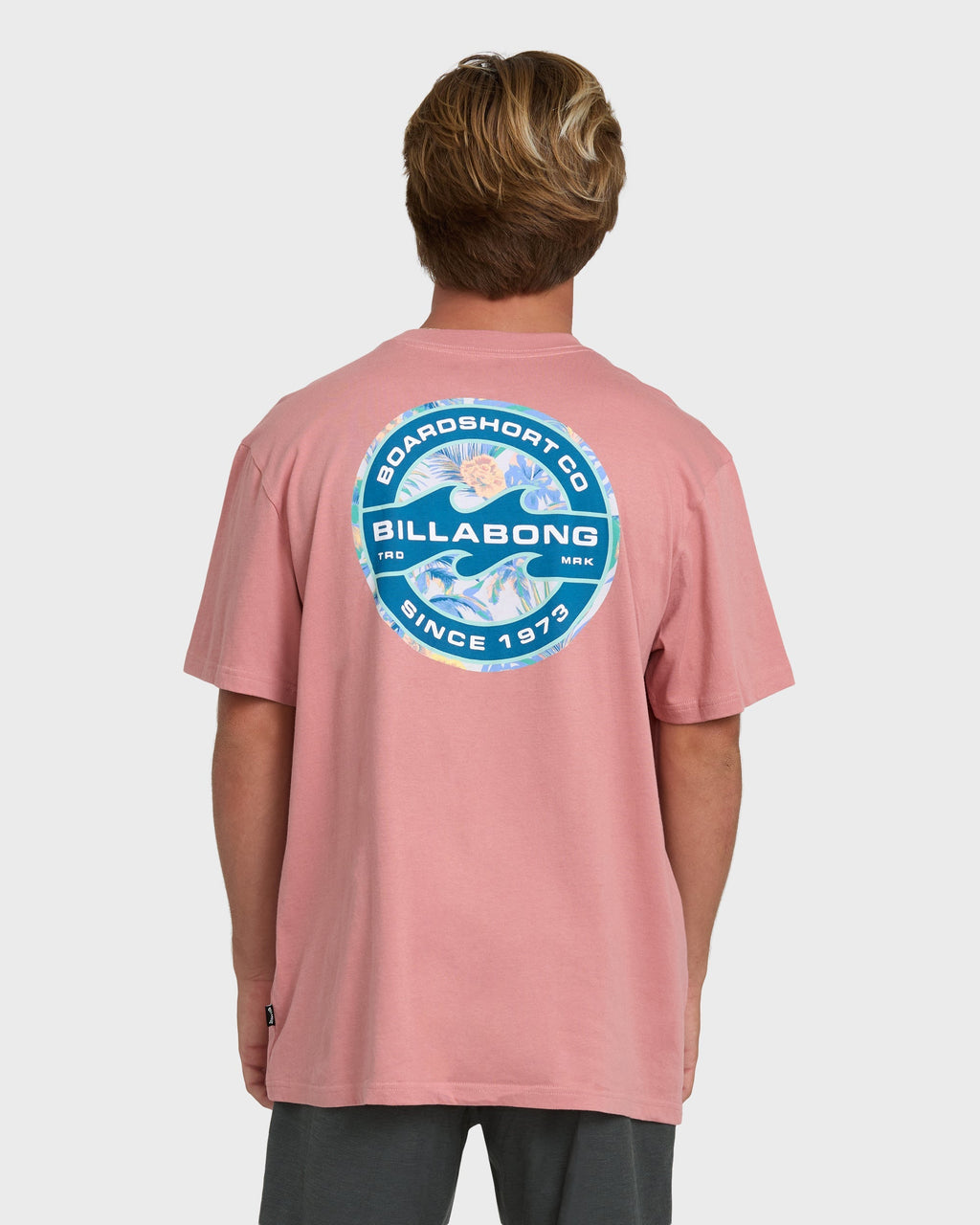Billabong Hollow Fill Premium Short Sleeve T-Shirt - Ash Rose