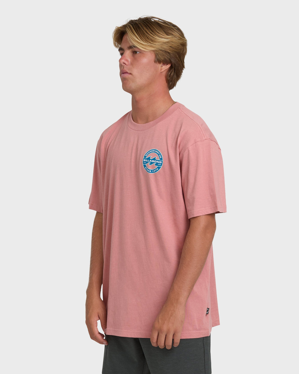 Billabong Hollow Fill Premium Short Sleeve T-Shirt - Ash Rose