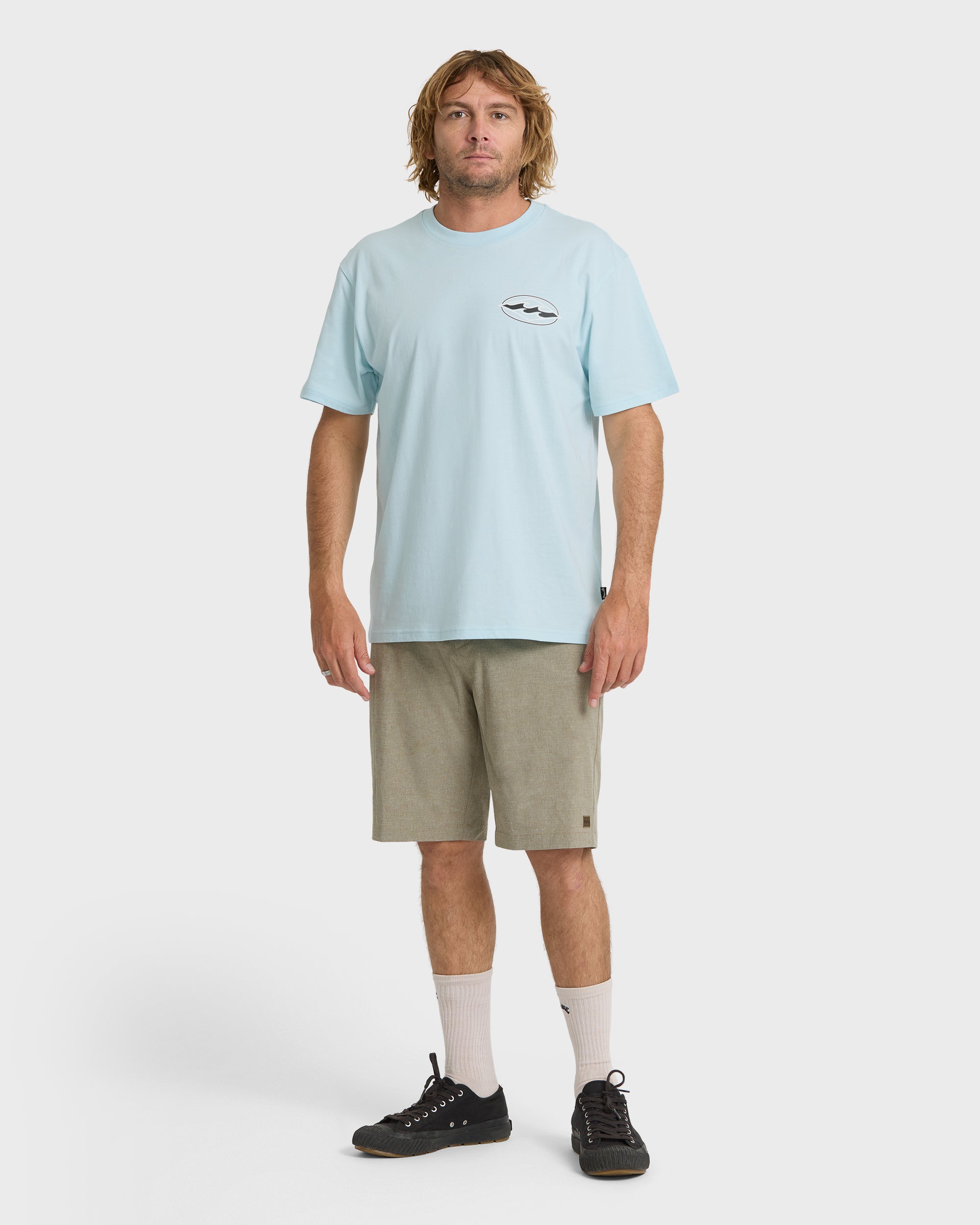 Billabong Rotor Diamond Premium Short Sleeve Graphic T-Shirt - Coastal Blue