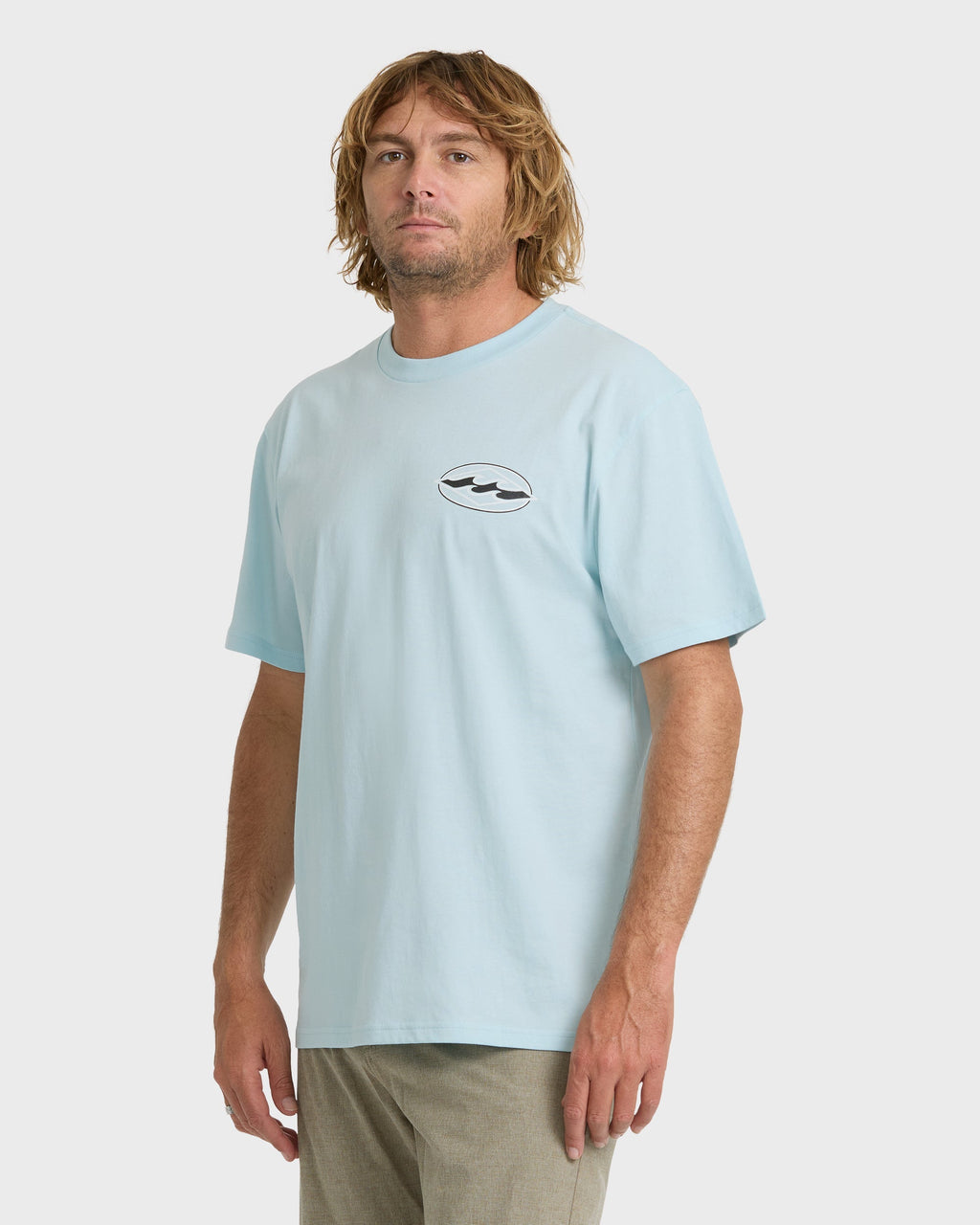 Billabong Rotor Diamond Premium Short Sleeve Graphic T-Shirt - Coastal Blue