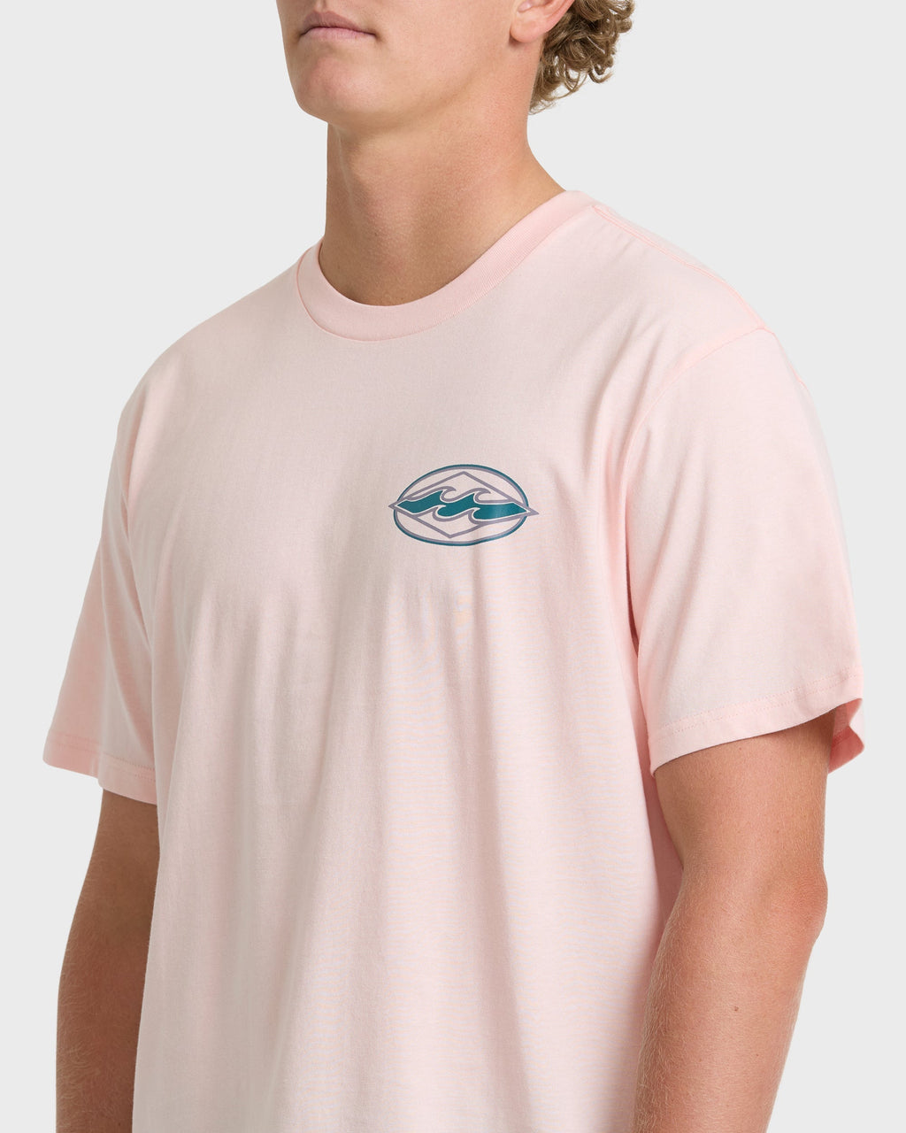 Billabong Rotor Diamond Premium Short Sleeve Graphic T-Shirt - Light Pink