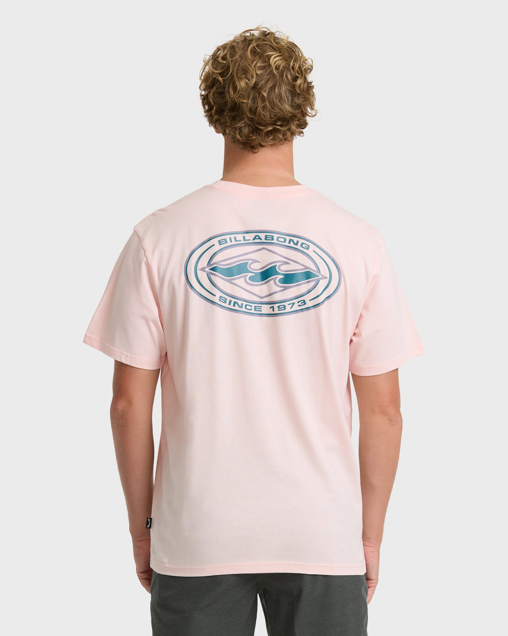 Billabong Rotor Diamond Premium Short Sleeve Graphic T-Shirt - Light Pink