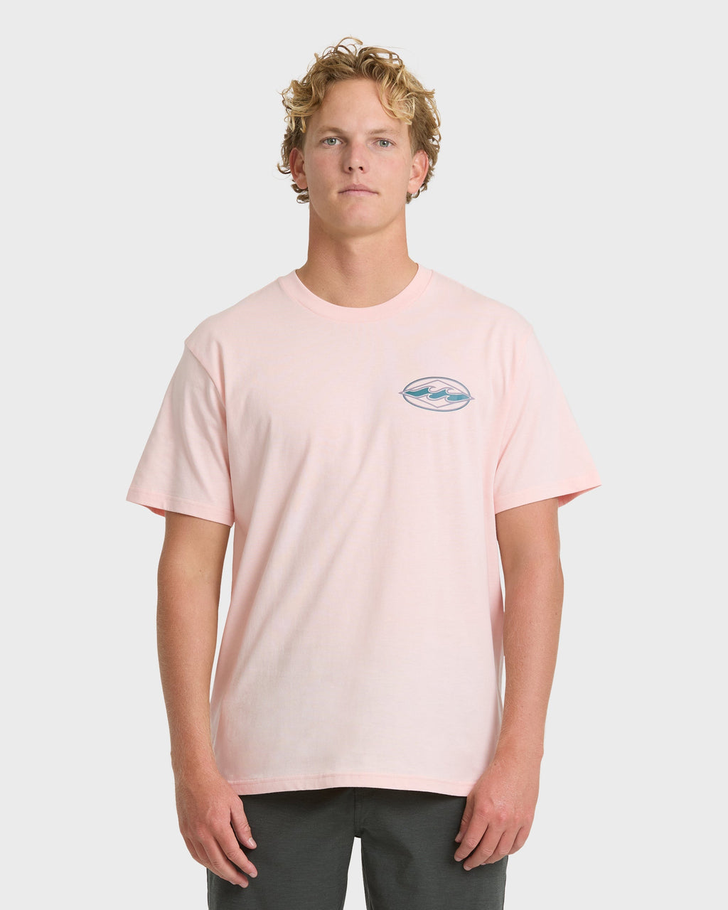 Billabong Rotor Diamond Premium Short Sleeve Graphic T-Shirt - Light Pink