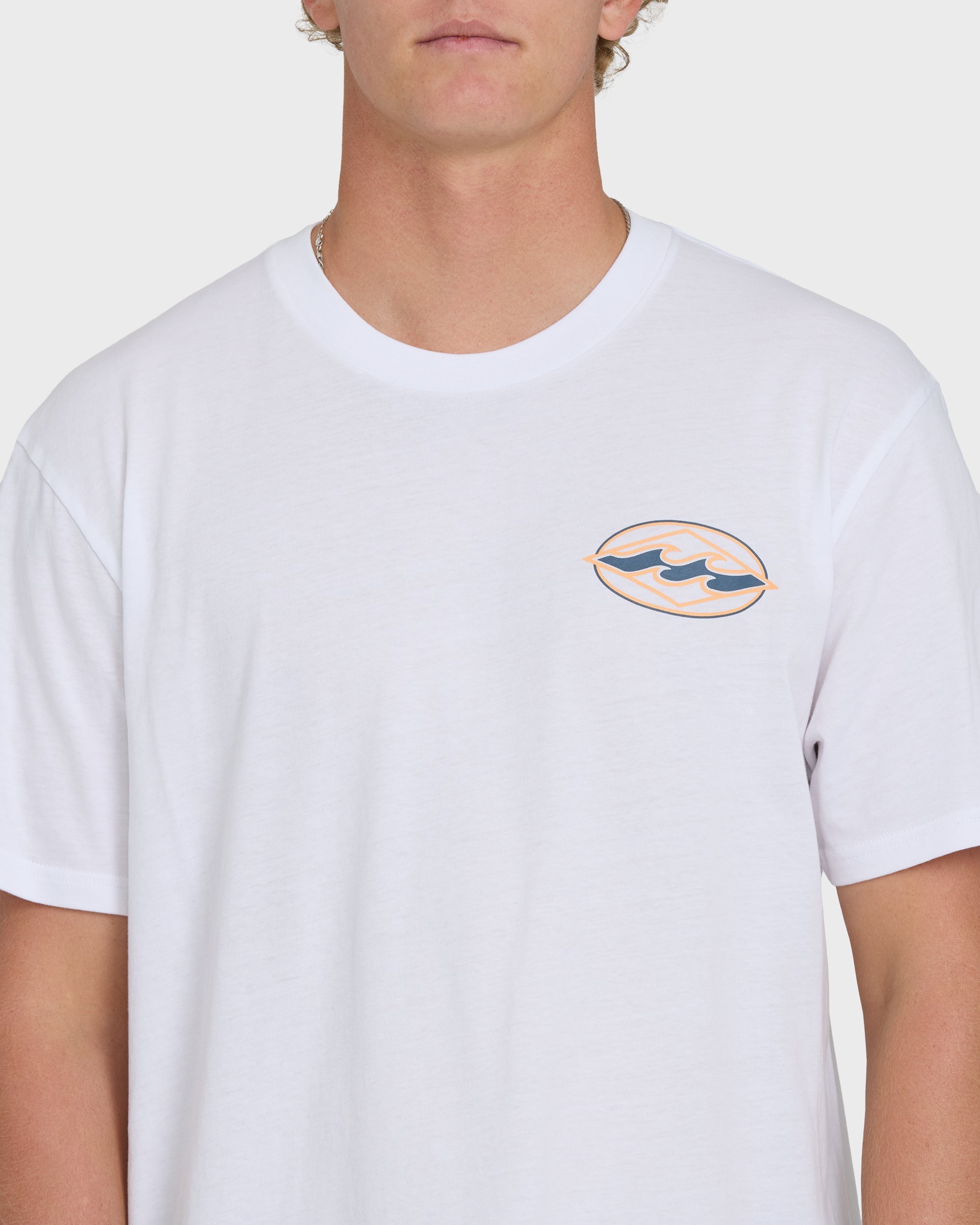 Billabong Rotor Diamond Premium Short Sleeve Graphic T-Shirt - White