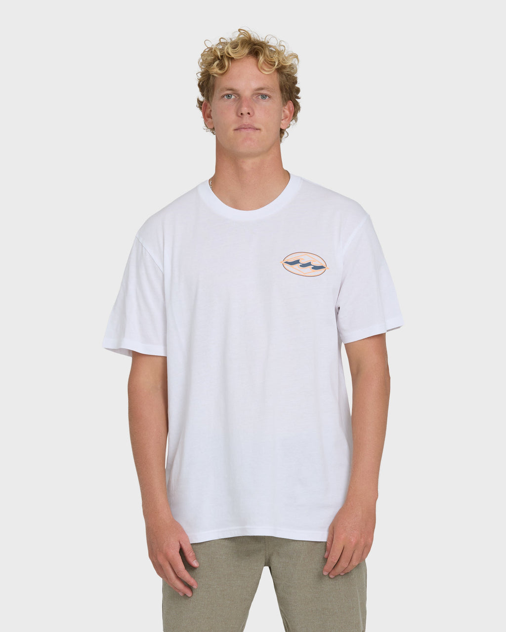 Billabong Rotor Diamond Premium Short Sleeve Graphic T-Shirt - White