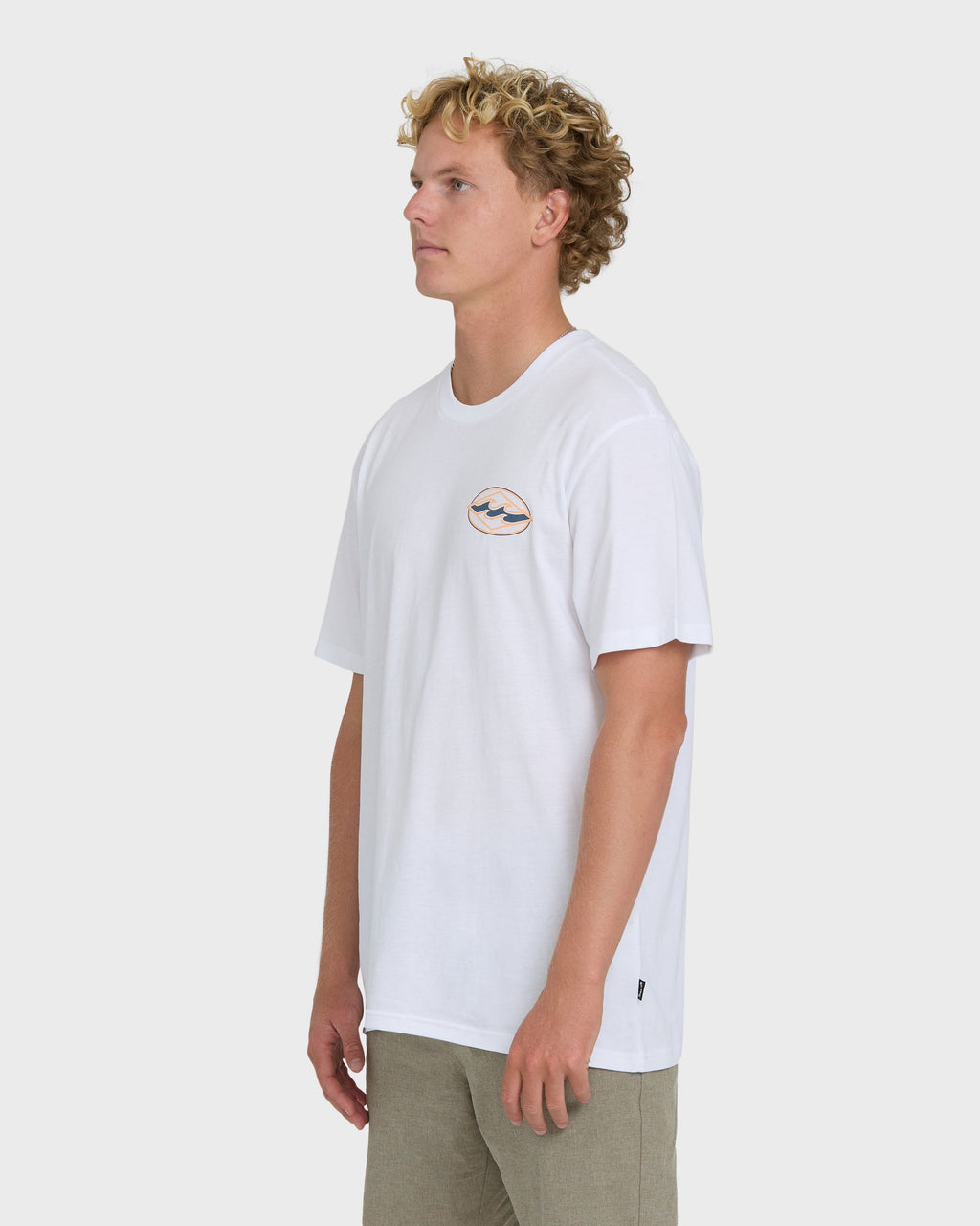 Billabong Rotor Diamond Premium Short Sleeve Graphic T-Shirt - White