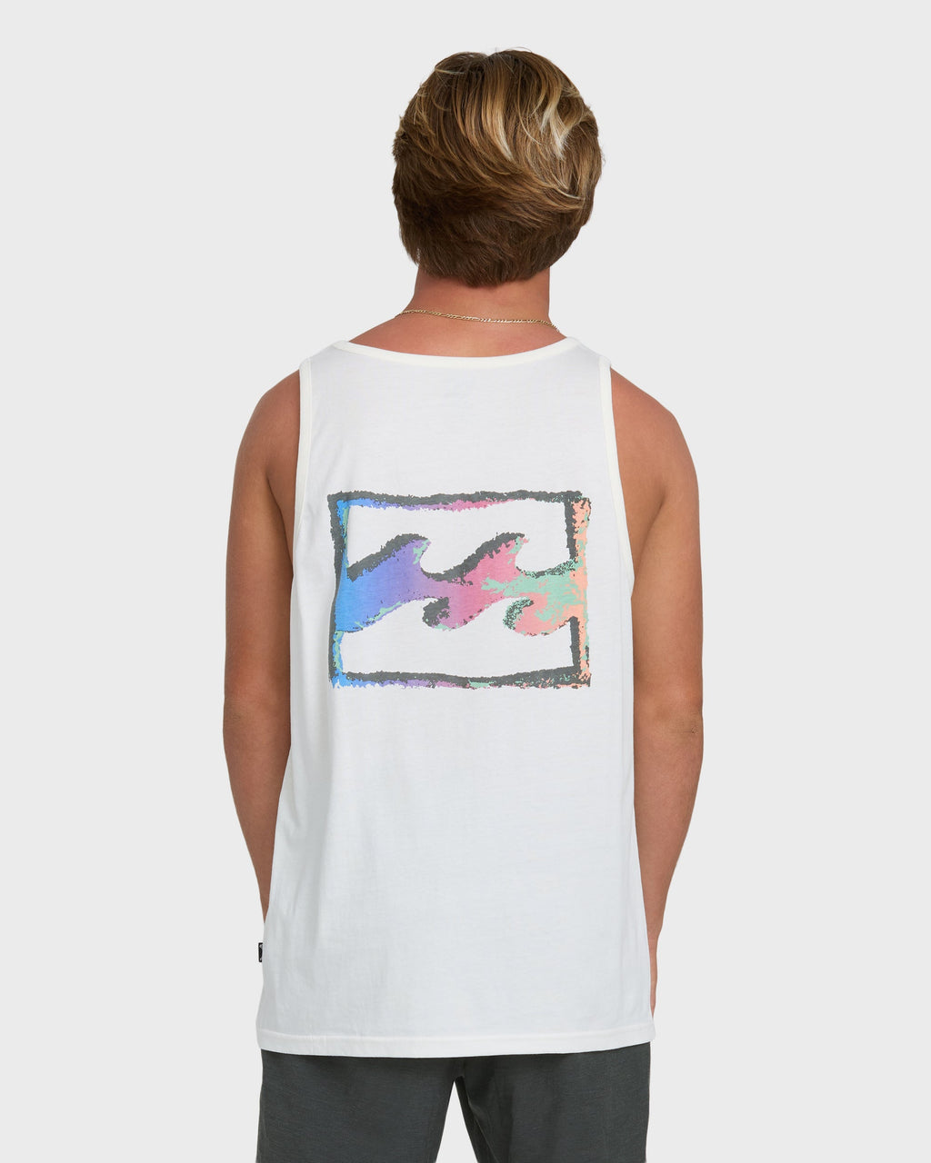 Billabong Crayon Wave Premium Tank Top - Off White