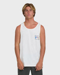 Billabong Crayon Wave Premium Tank Top - Off White