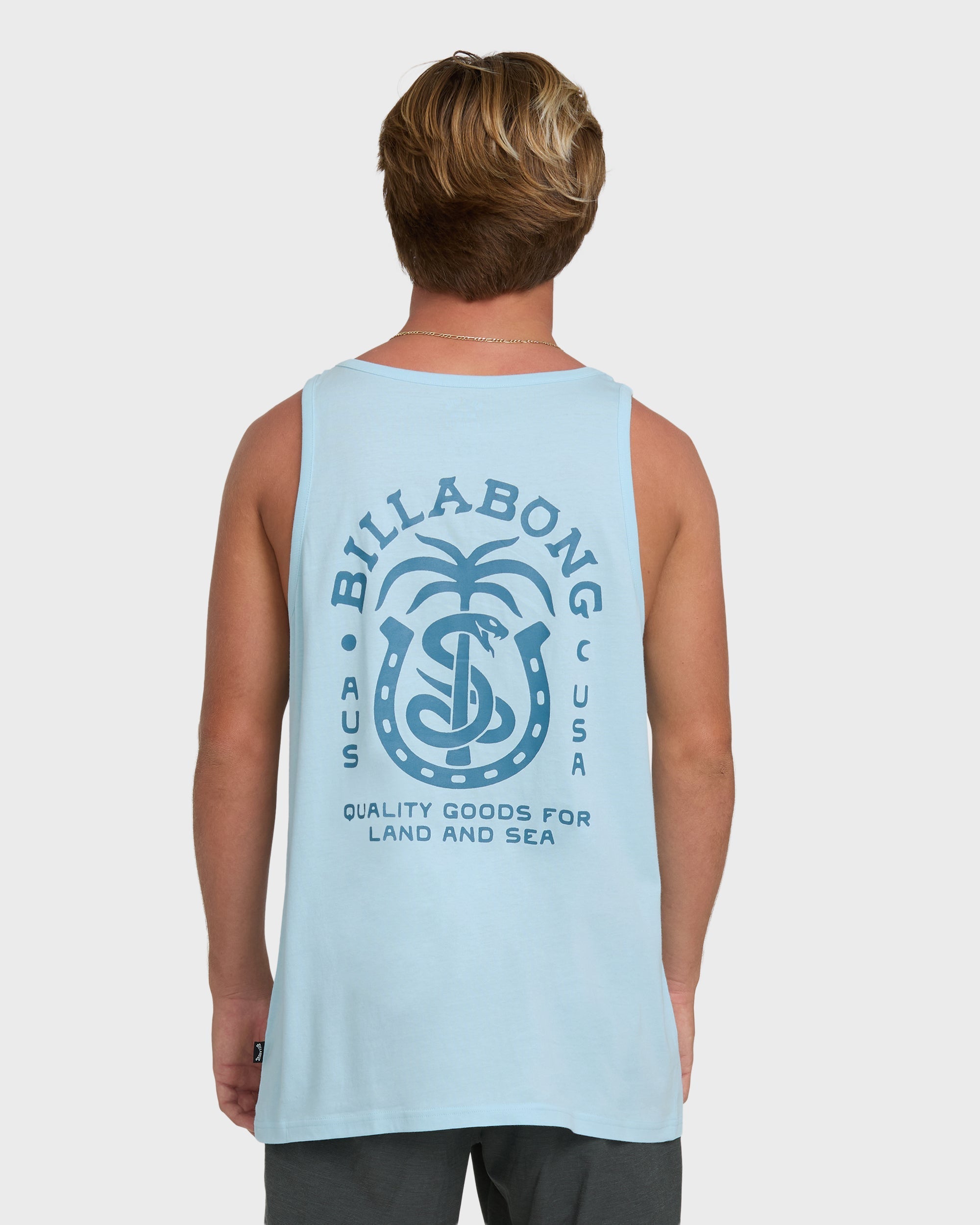Billabong Forge Premium Tank Top - Coastal Blue