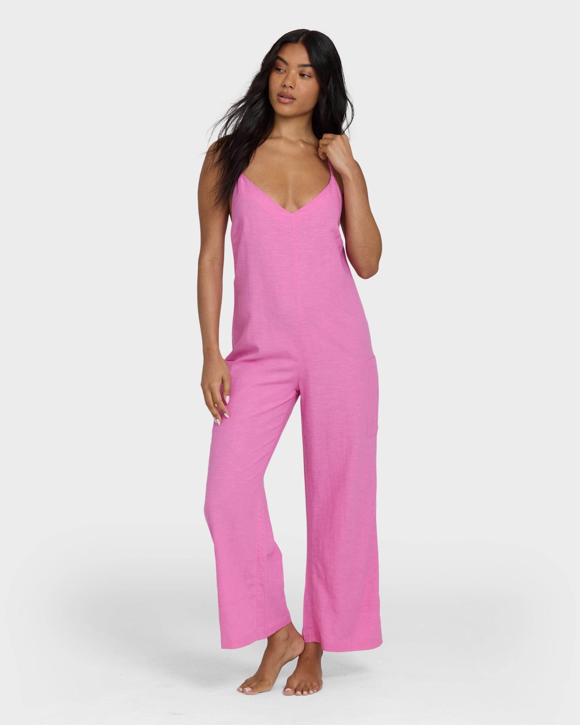 Billabong Day To Day Romper - Party Pink
