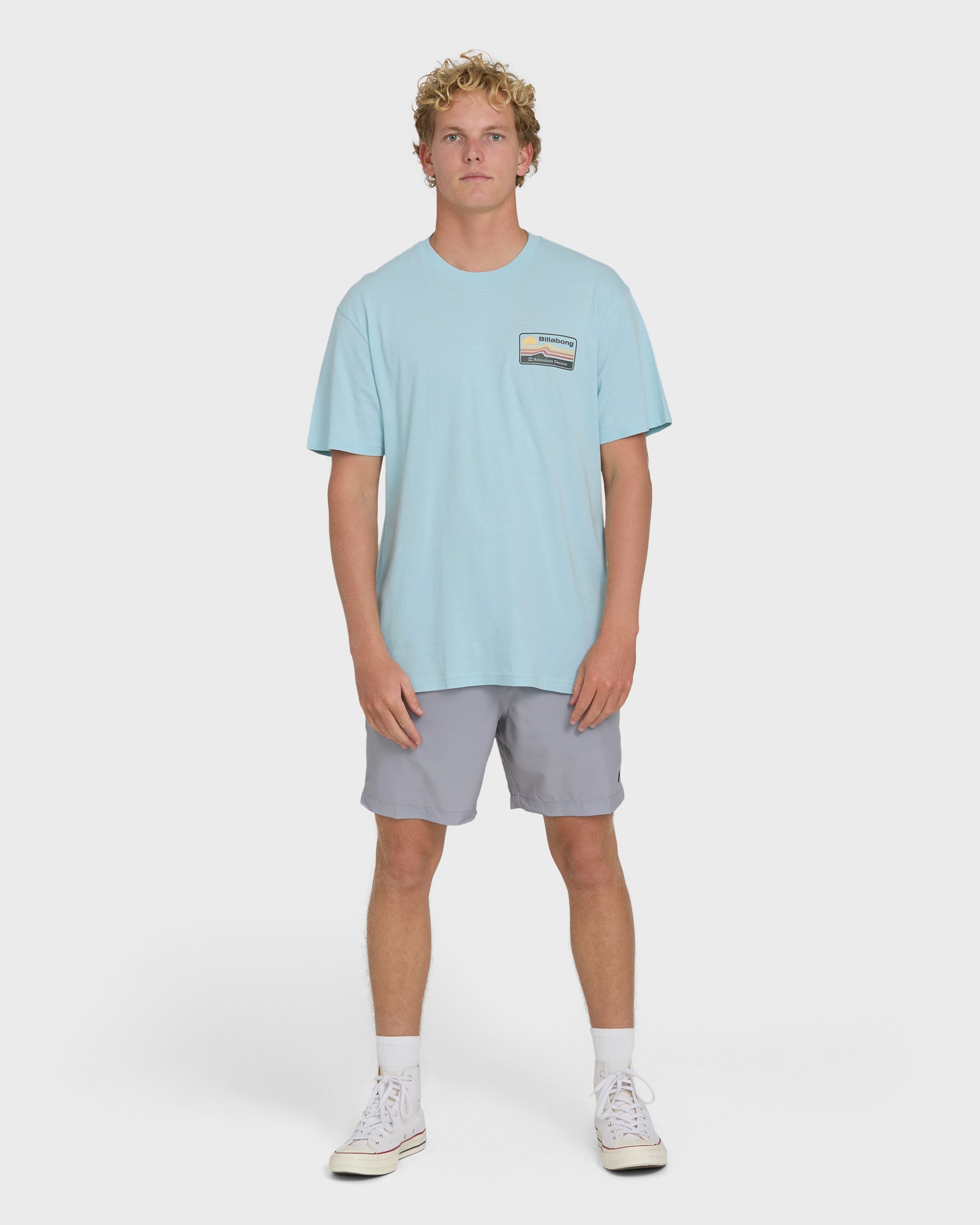 Billabong A/Div Range Premium Short Sleeve T-Shirt - Winter Sky