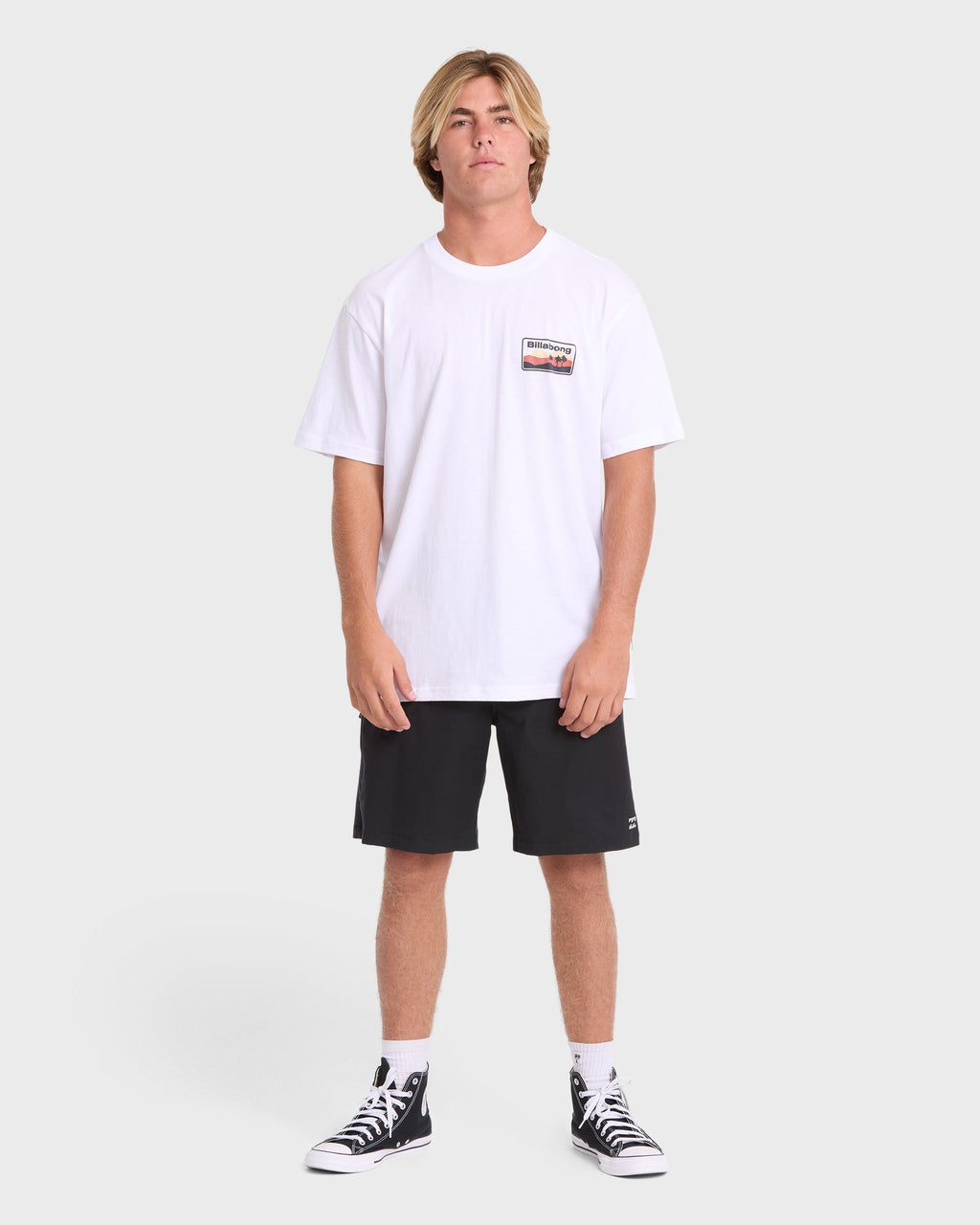 Billabong Adventure Division Range Premium Short Sleeve Knit T-Shirt - White