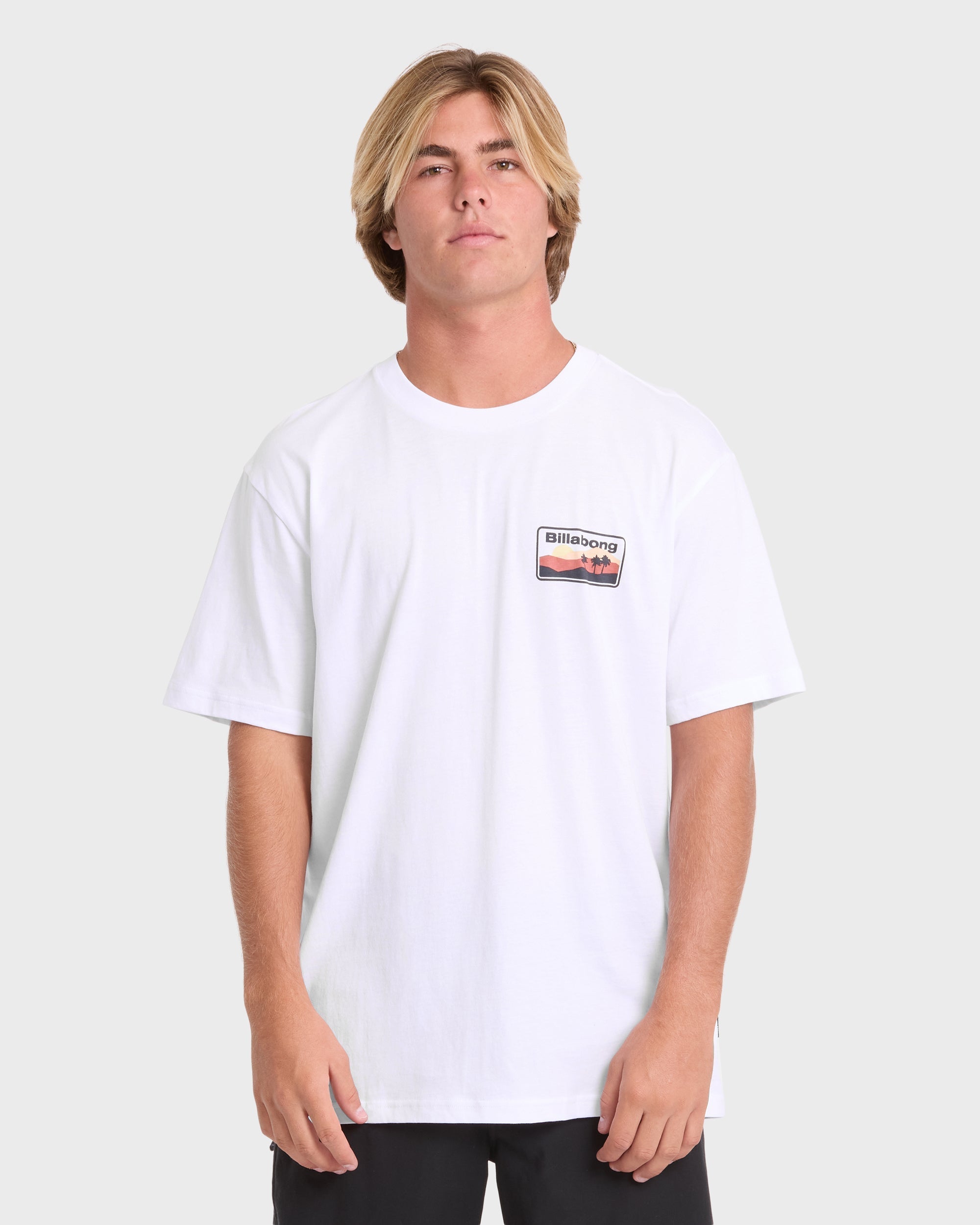 Billabong Adventure Division Range Premium Short Sleeve Knit T-Shirt - White