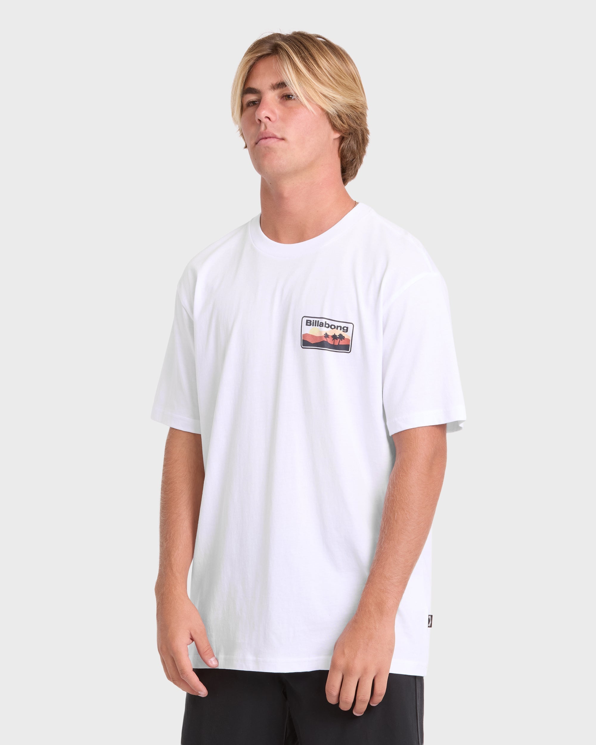 Billabong Adventure Division Range Premium Short Sleeve Knit T-Shirt - White