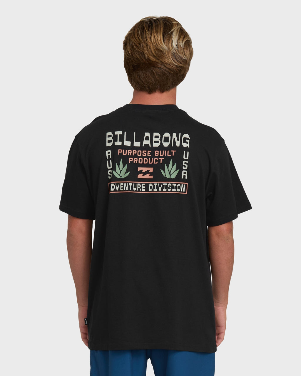 Billabong A/Div Agave Premium Short Sleeve Cotton T-Shirt - Black