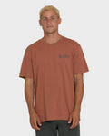 Billabong A/Div Agave Premium Short Sleeve Cotton T-Shirt - Cedar Wood
