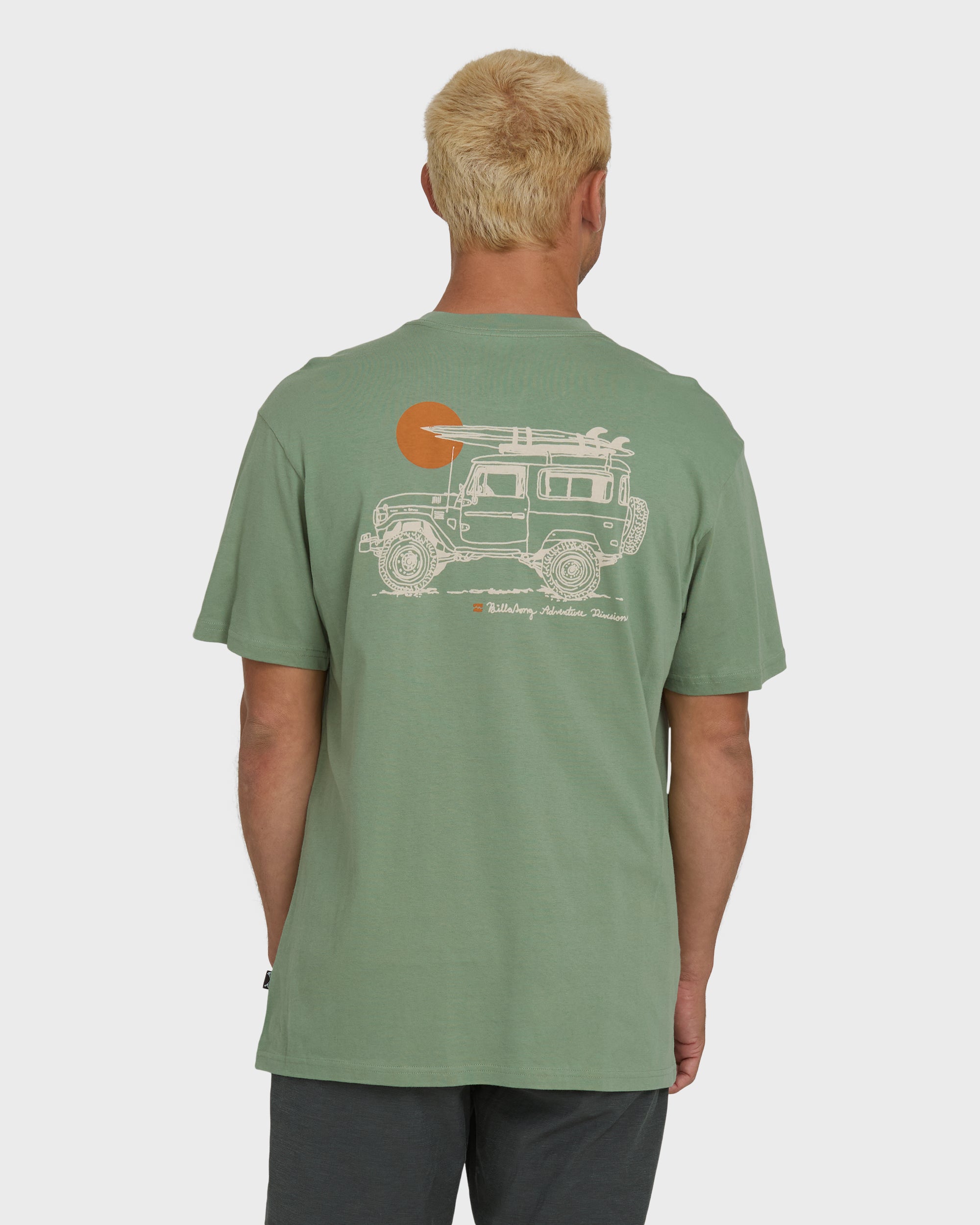 Billabong Making Tracks Premium Short Sleeve Knit T-Shirt - Hedge Green