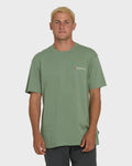 Billabong Making Tracks Premium Short Sleeve Knit T-Shirt - Hedge Green