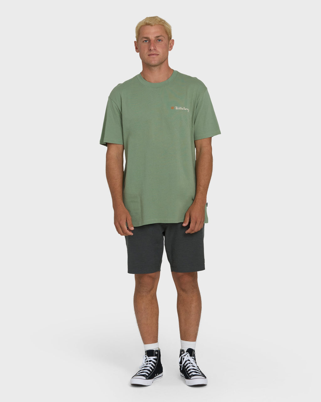 Billabong Making Tracks Premium Short Sleeve Knit T-Shirt - Hedge Green