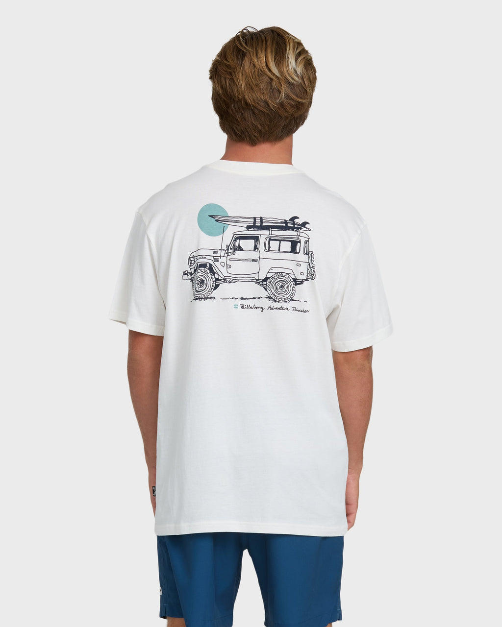 Billabong Making Tracks Premium Short Sleeve Knit T-Shirt - Off White