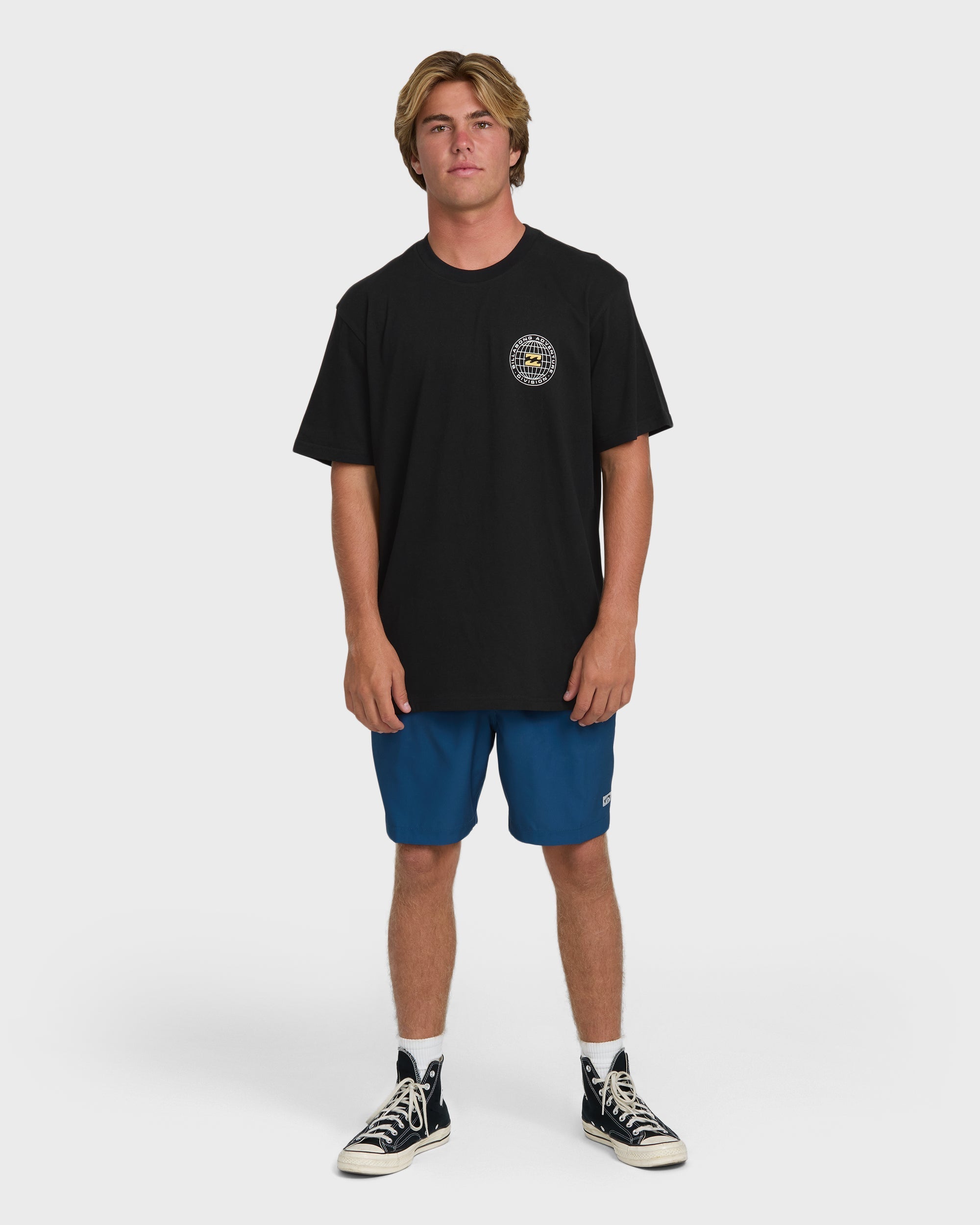 Billabong A/Div Rockies Premium Short Sleeve Knit T-Shirt - Black