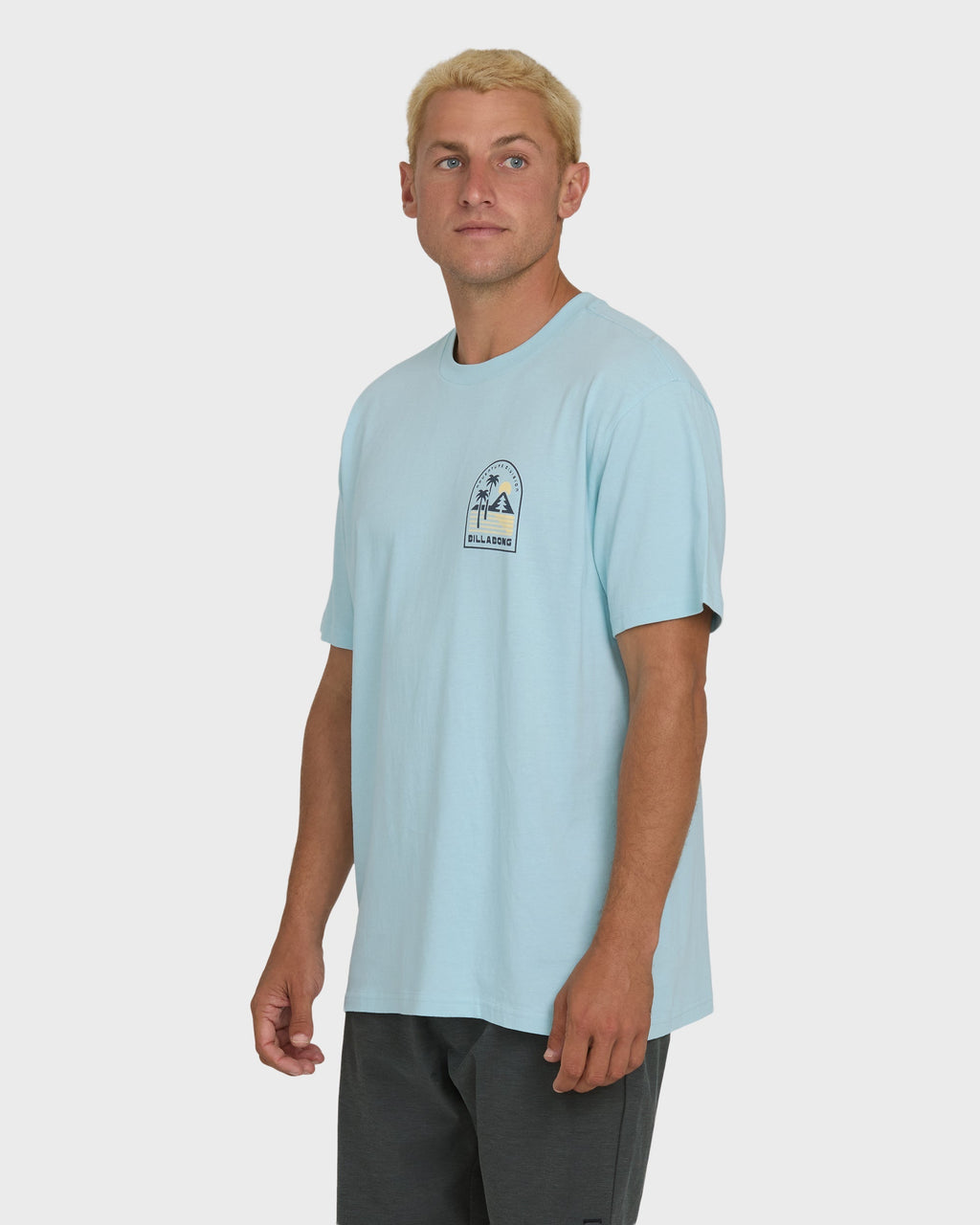 Billabong A/Div Sun Down Premium Short Sleeve Knit T-Shirt - Winter Sky