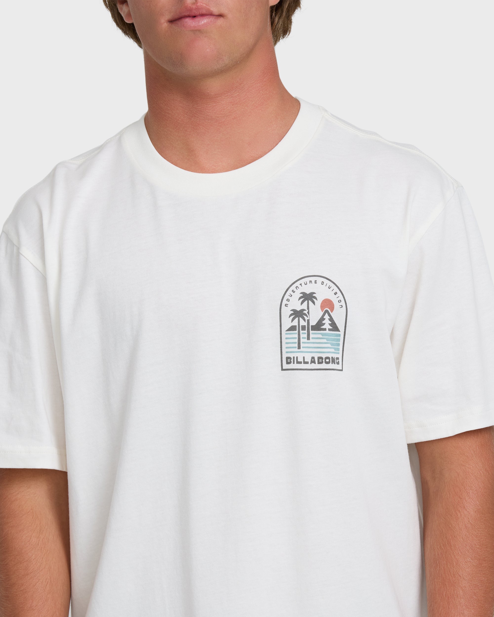 Billabong A/Div Sun Down Premium Short Sleeve Knit T-Shirt - Off White