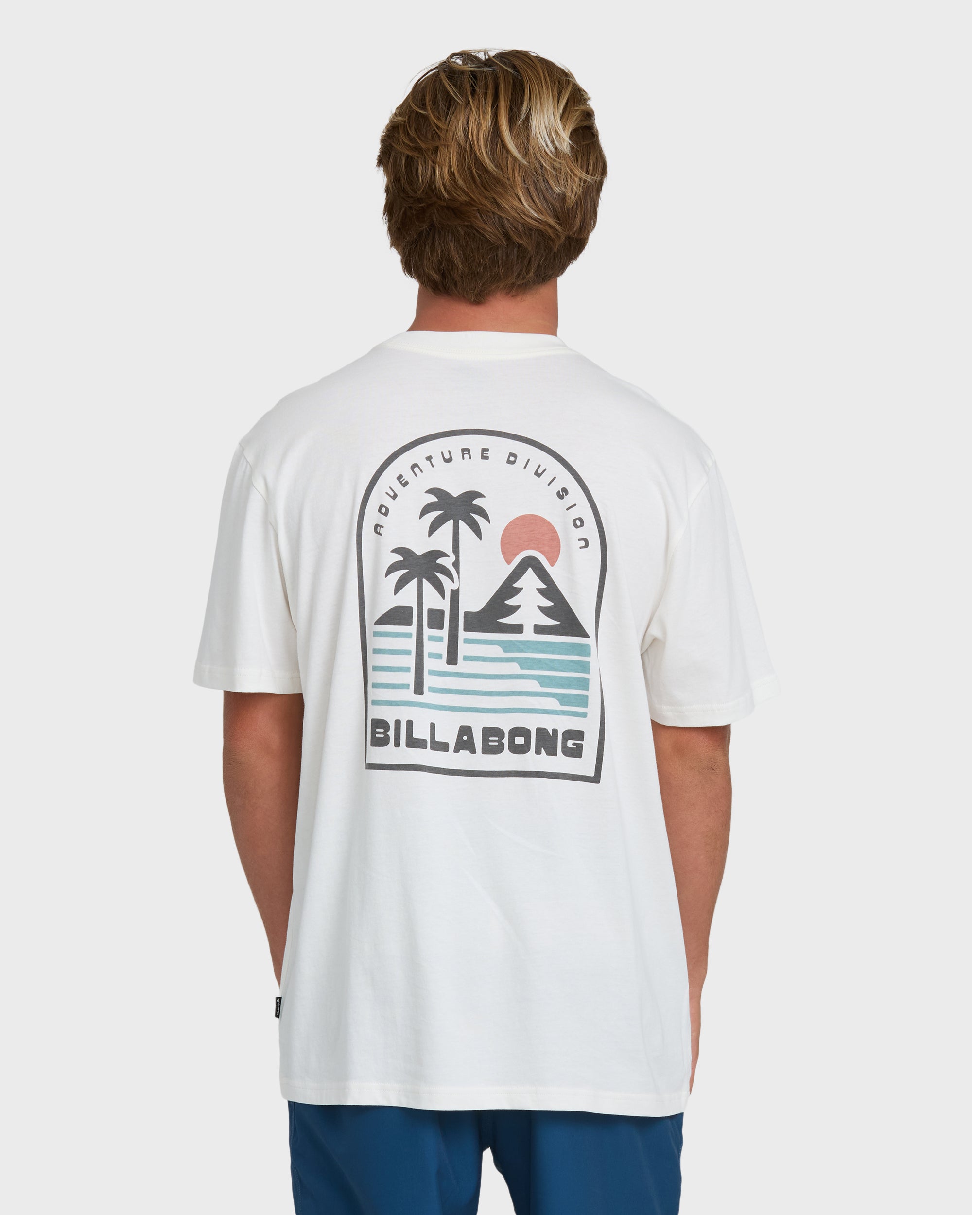 Billabong A/Div Sun Down Premium Short Sleeve Knit T-Shirt - Off White