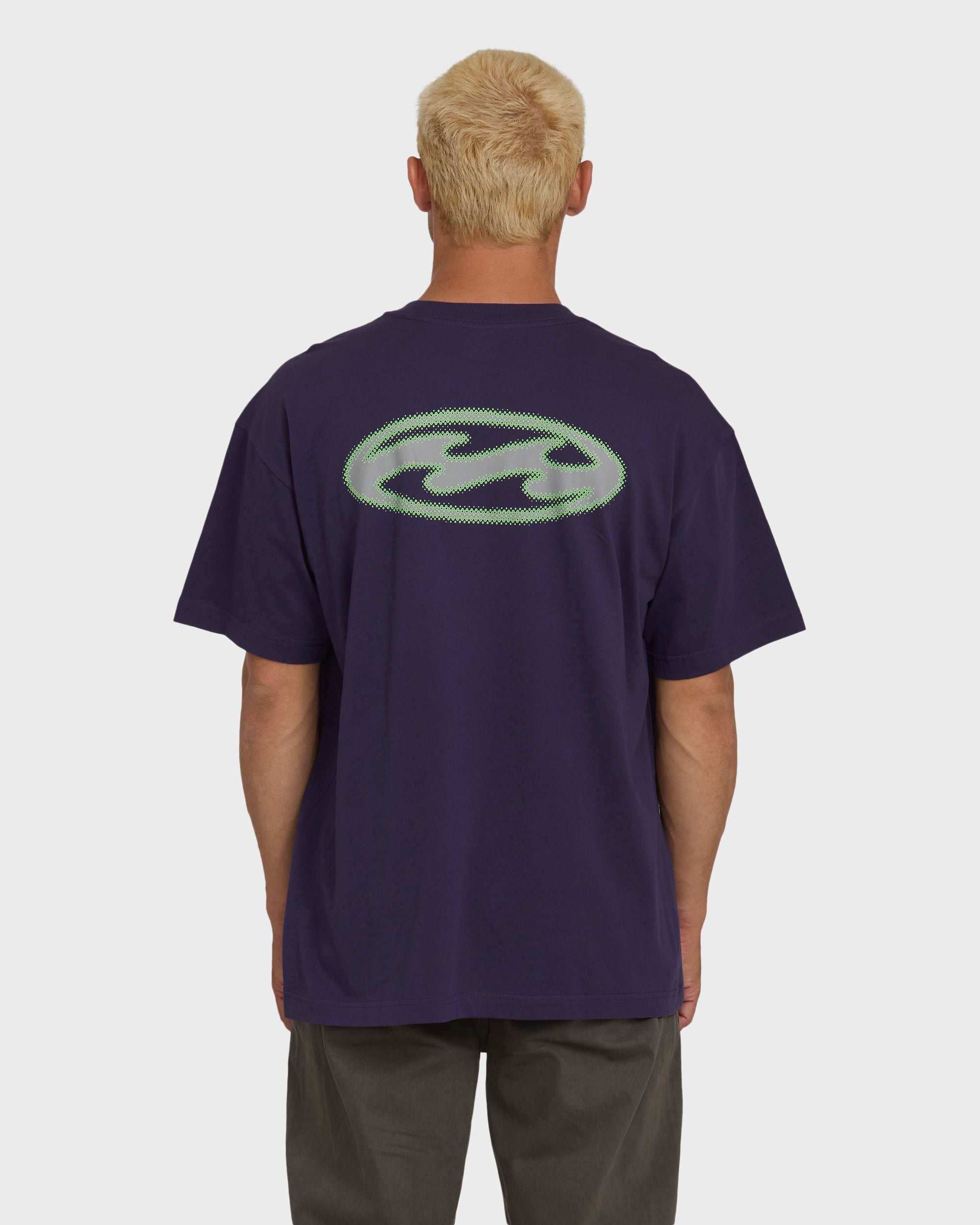 Billabong Bad Dog Tonedawg OG Short Sleeve Knit T-Shirt - Purple Velvet