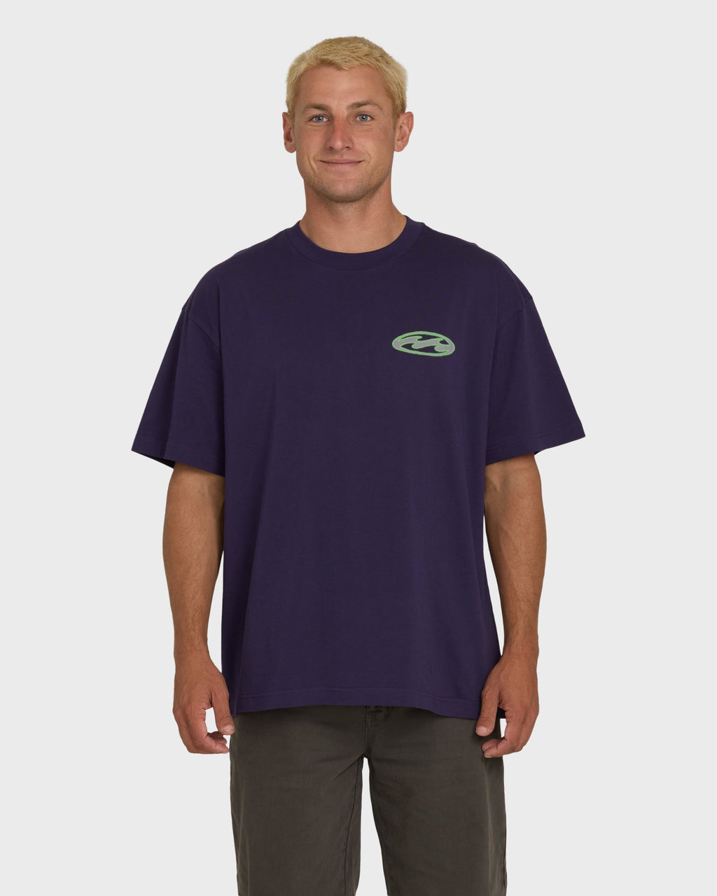 Billabong Bad Dog Tonedawg OG Short Sleeve Knit T-Shirt - Purple Velvet