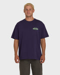 Billabong Bad Dog Tonedawg OG Short Sleeve Knit T-Shirt - Purple Velvet