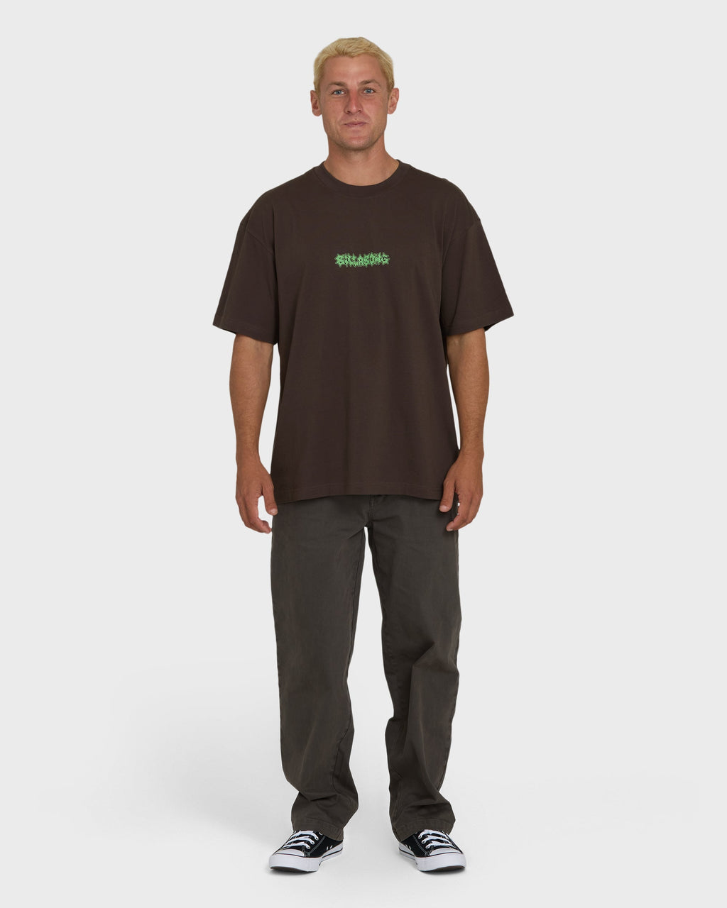 Billabong Marrow OG Short Sleeve Knit T-Shirt - Chocolate Brown