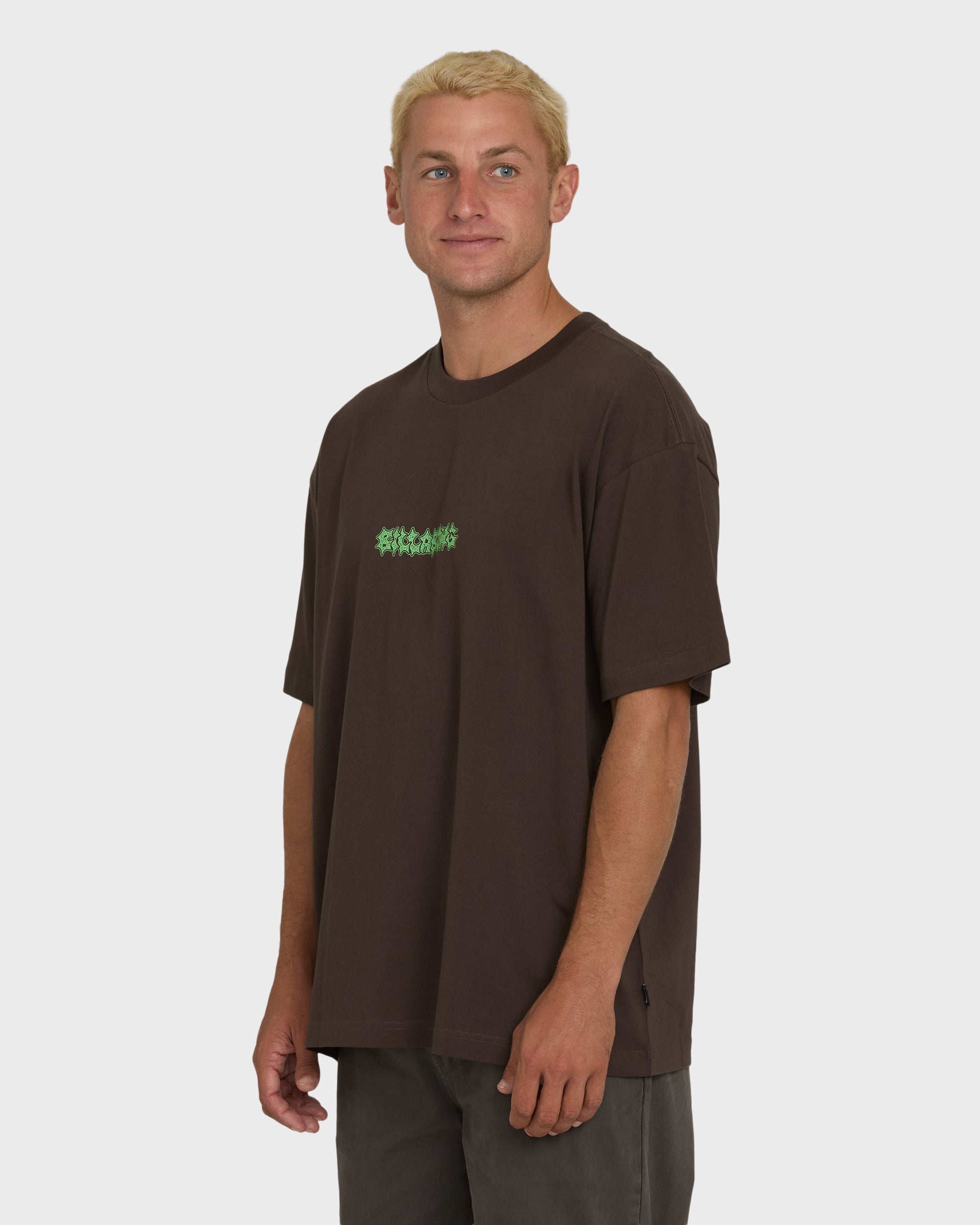 Billabong Marrow OG Short Sleeve Knit T-Shirt - Chocolate Brown