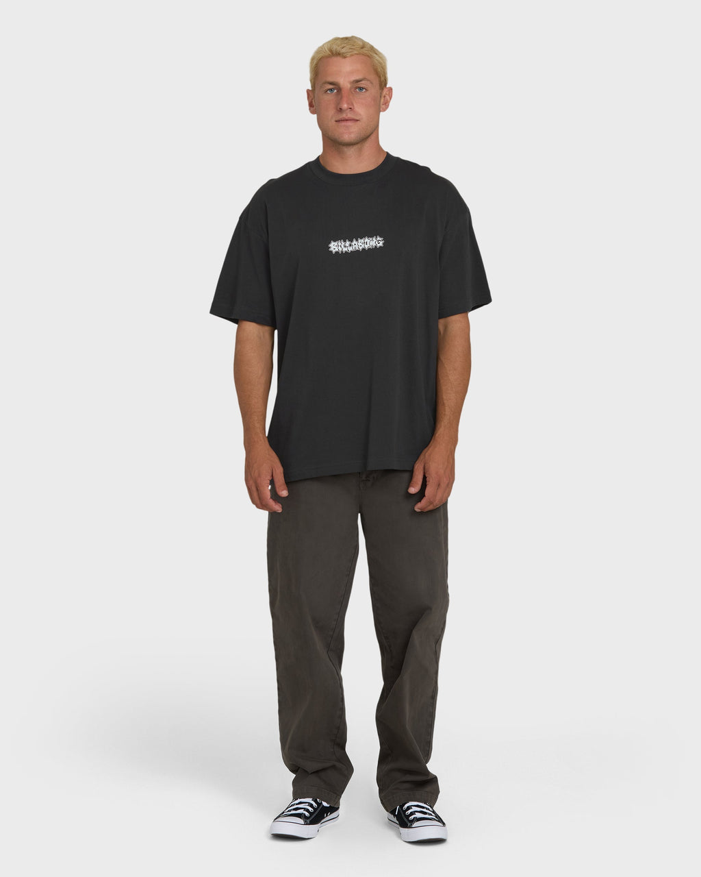 Billabong Marrow OG Short Sleeve Knit T-Shirt - Washed Black