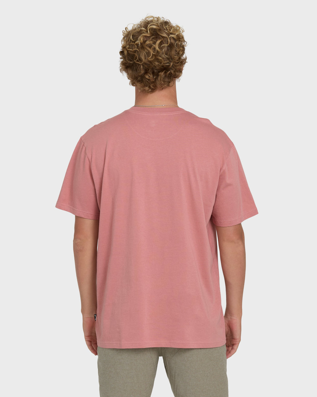 Billabong Check Out Premium Short Sleeve Knit T-Shirt - Ash Rose