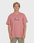 Billabong Check Out Premium Short Sleeve Knit T-Shirt - Ash Rose