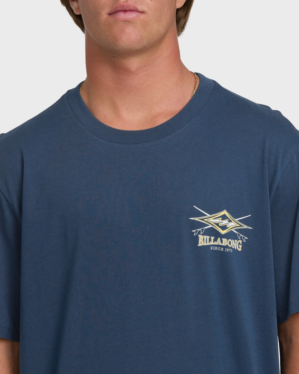 Billabong Crossboards Premium Short Sleeve Knit T-Shirt - Dark Denim