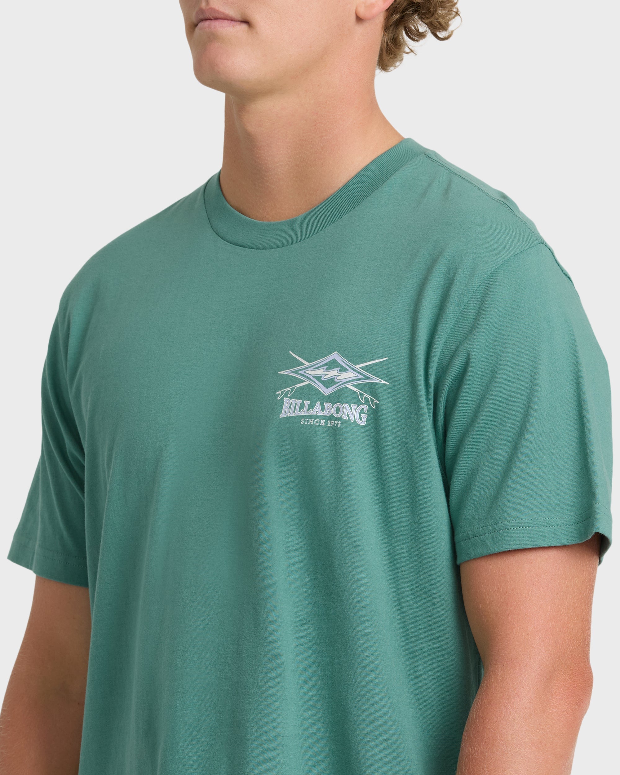 Billabong Crossboards Premium Short Sleeve Knit T-Shirt - Deep Sea