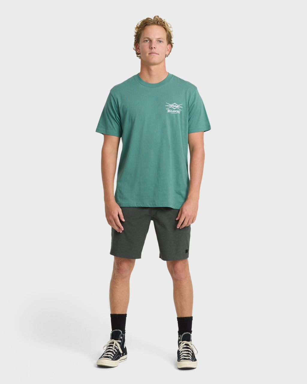 Billabong Crossboards Premium Short Sleeve Knit T-Shirt - Deep Sea