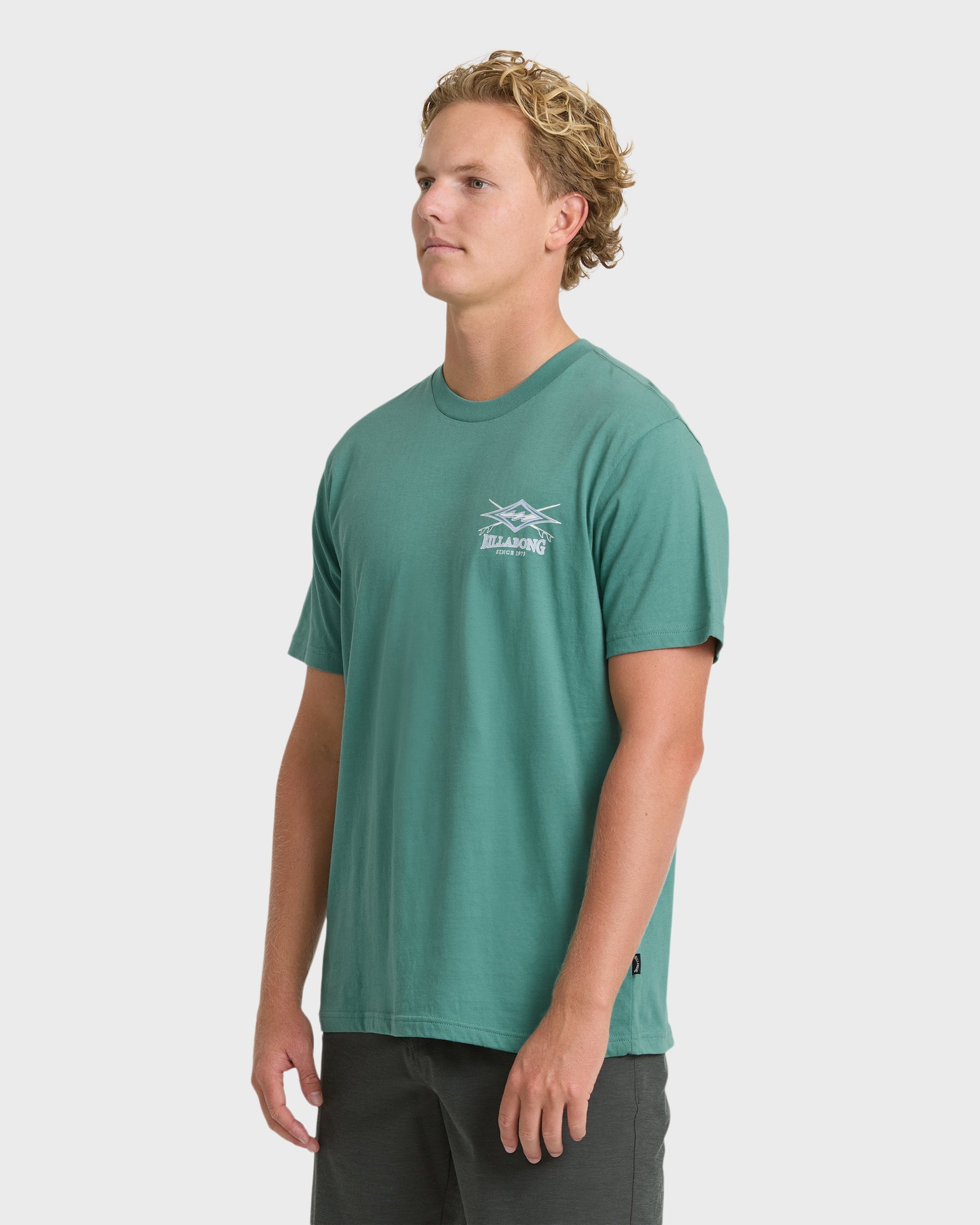 Billabong Crossboards Premium Short Sleeve Knit T-Shirt - Deep Sea