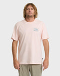Billabong Crossboards Premium Short Sleeve Knit T-Shirt - Light Pink
