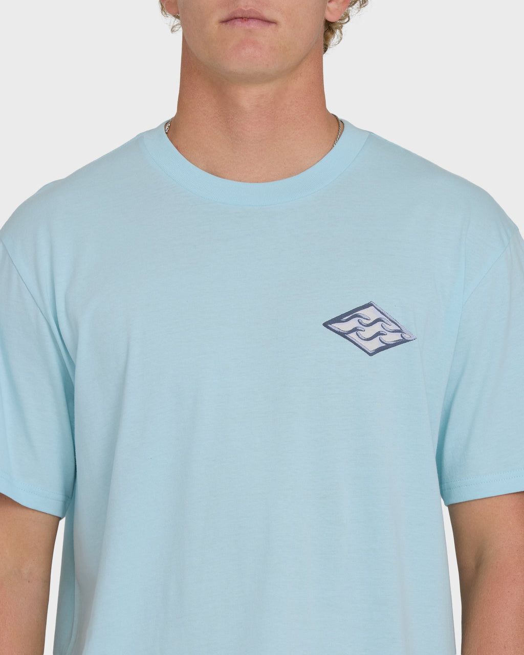 Billabong Dim Arch Premium Short Sleeve Knit T-Shirt - Coastal Blue