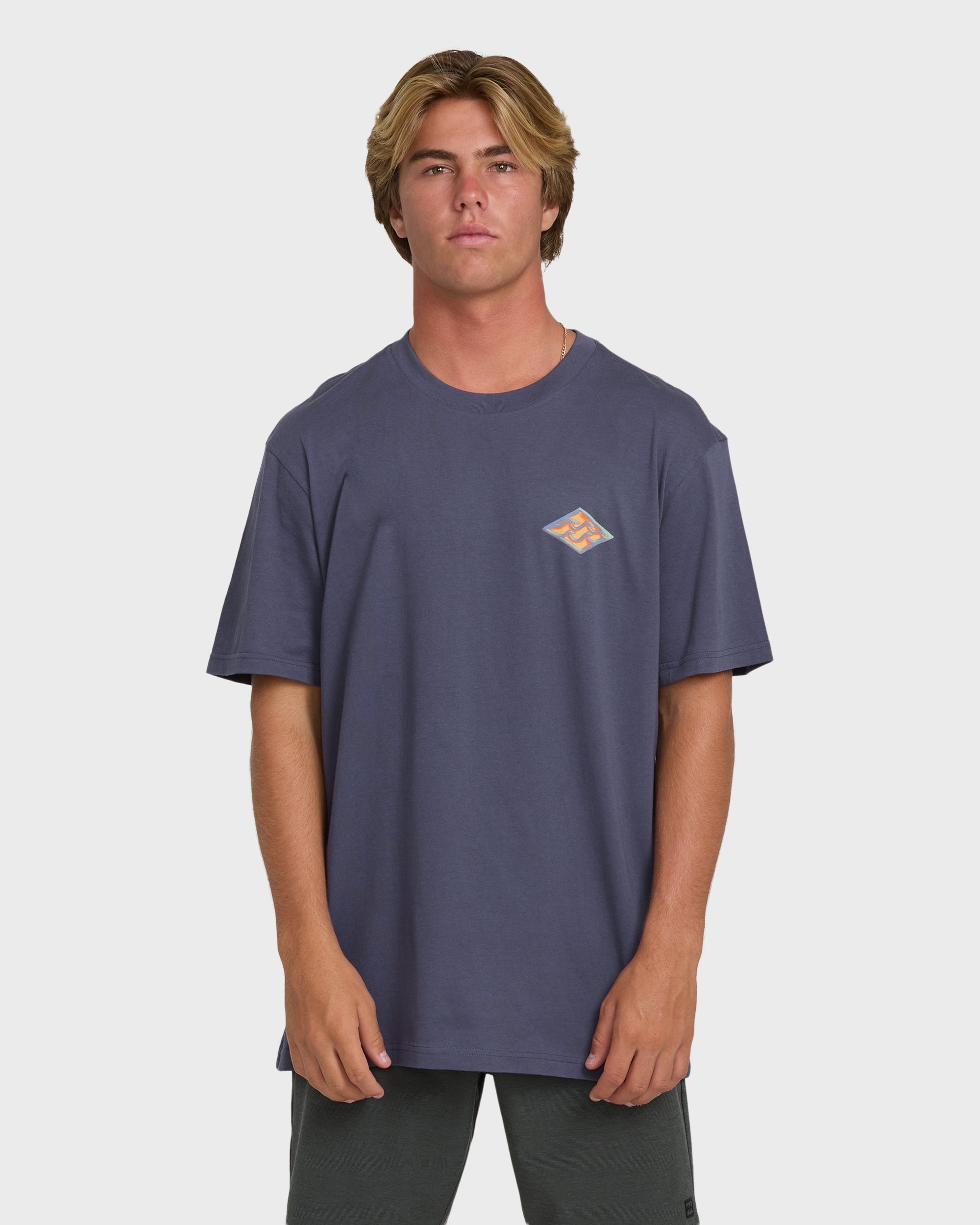 Billabong Dim Arch Premium Short Sleeve Knit T-Shirt - Graystone