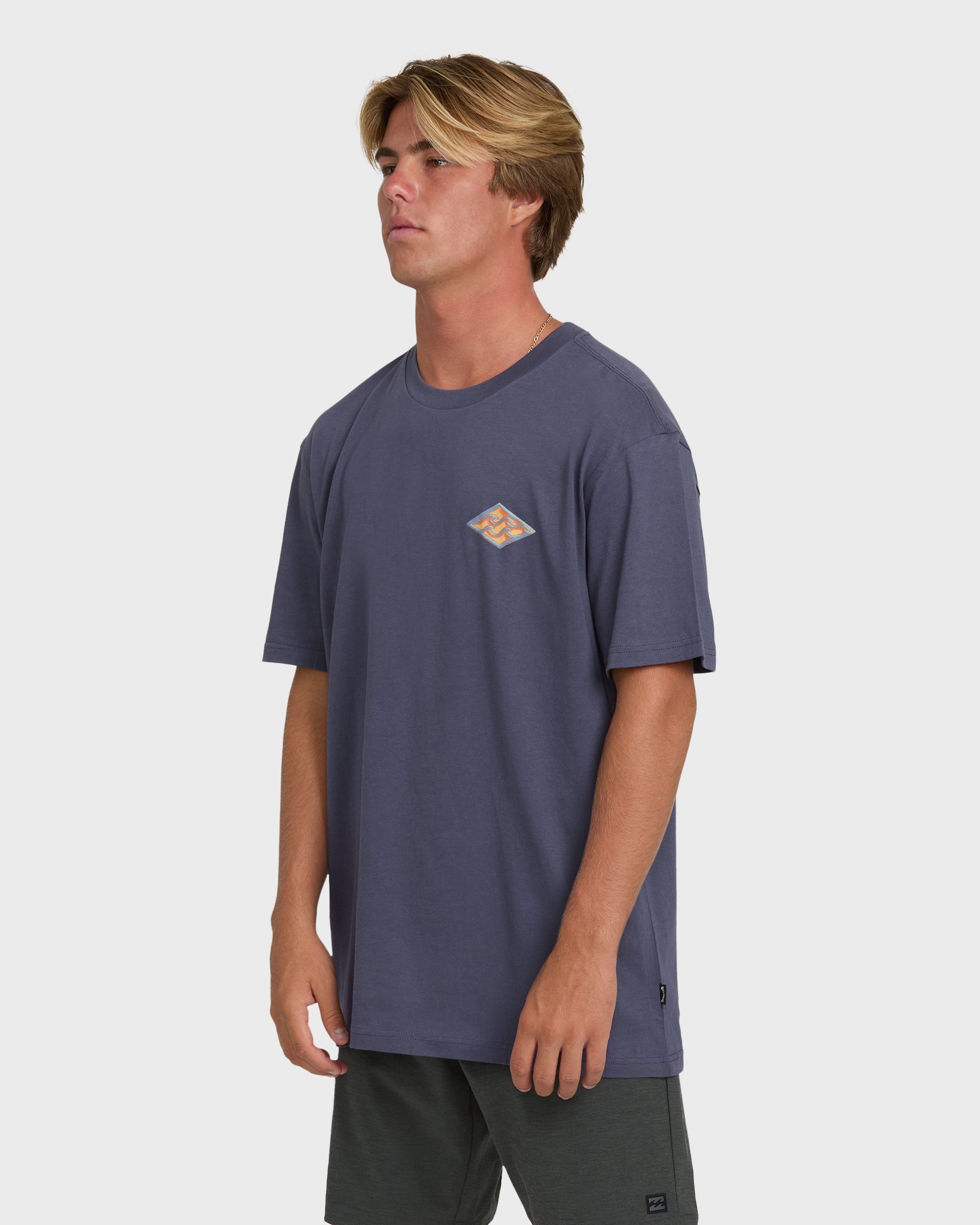 Billabong Dim Arch Premium Short Sleeve Knit T-Shirt - Graystone